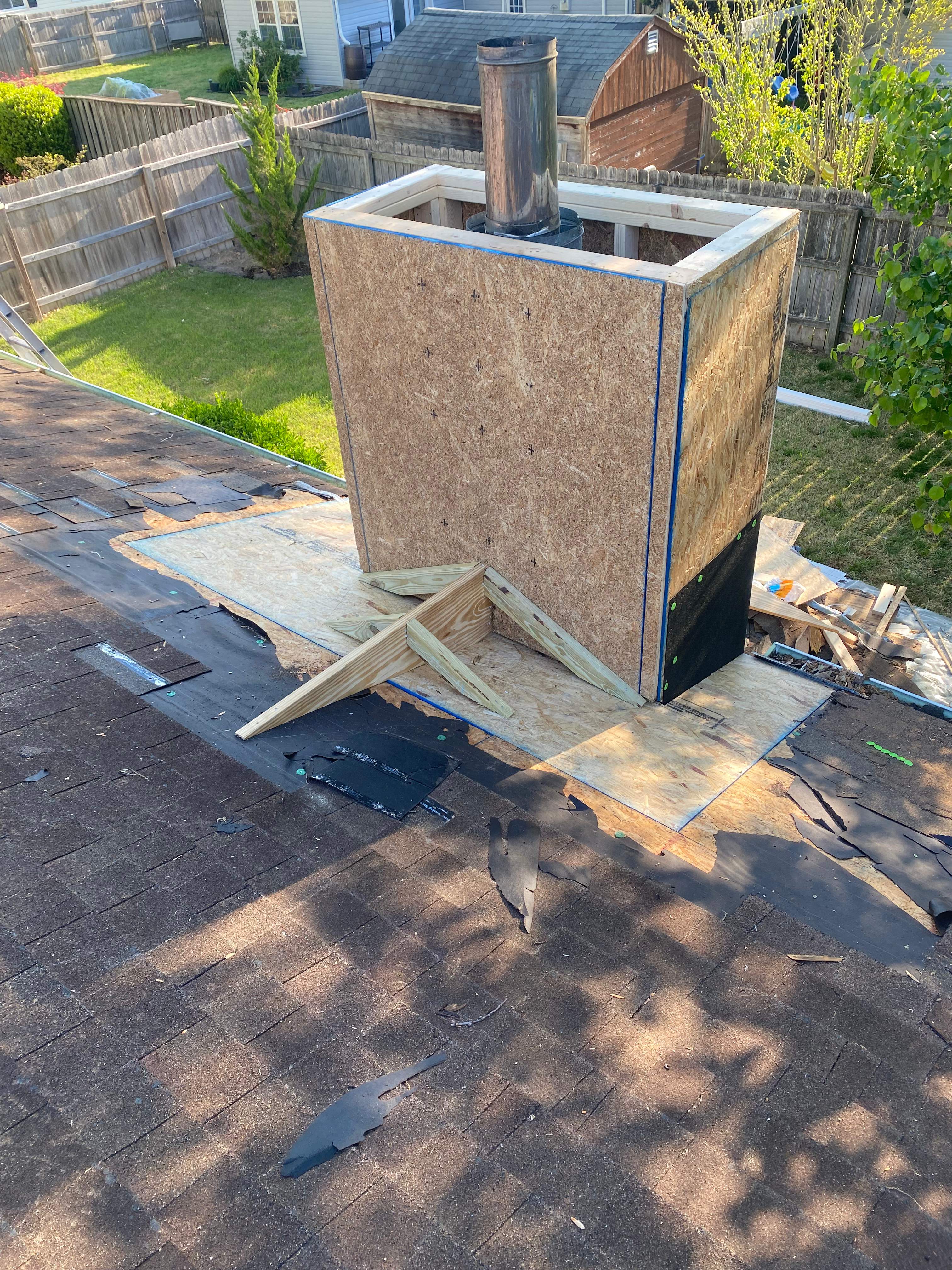 Chimney Leak Repair - Complete Rebuild by Premier Chimney and Roofing