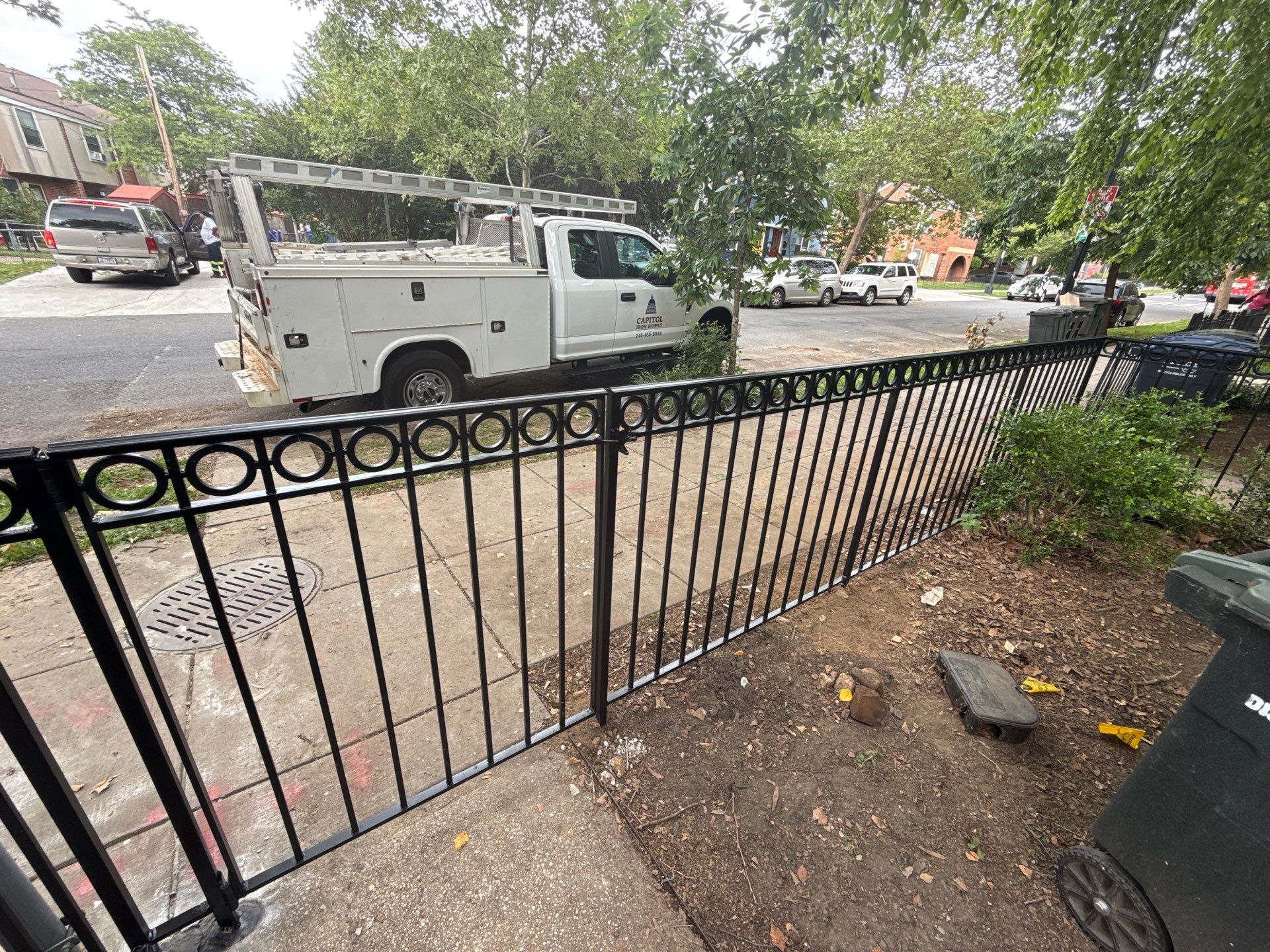 Custom Iron Fencing & Pet-Safe Gate Installation in Washington, DC. by Capitol Iron Works