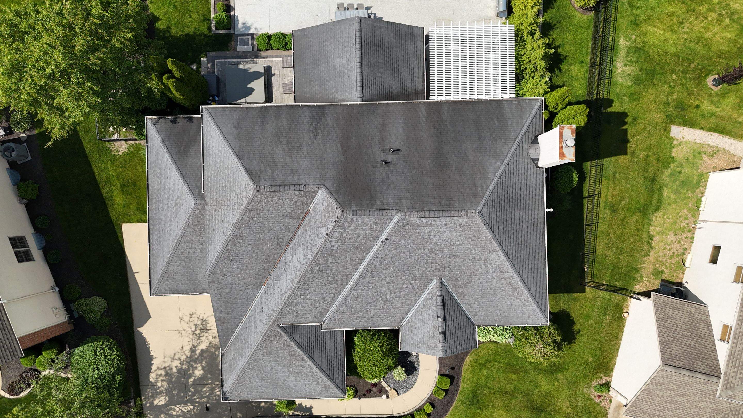 Asphalt Shingle Roof Replacement for Stucco Residence in Westerville by Assured Restoration