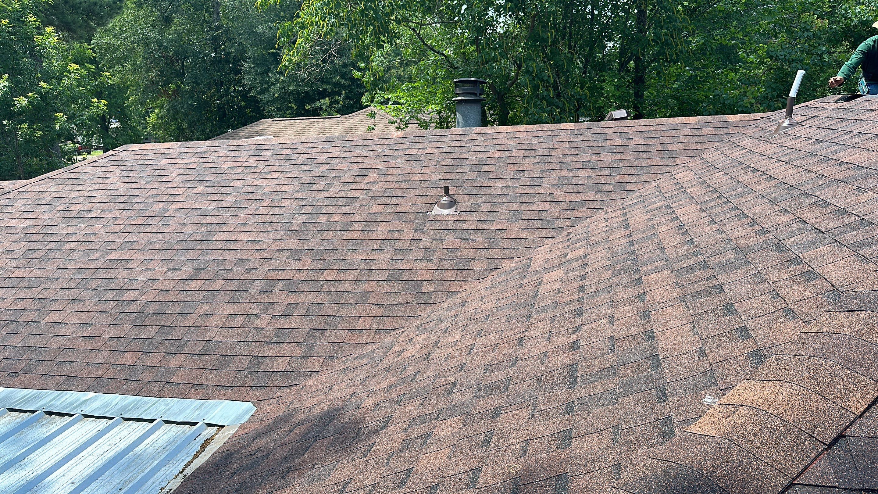 Brown Architectural Shingle Roof Replacement — Conroe, TX by PL Roofing & SB Roofing, LLC.