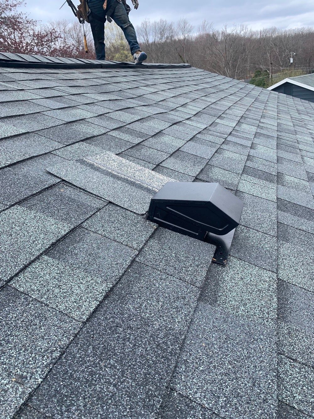 Residential Roofing Installation using Owens Corning Duration Estate Gray by Starway Roof Systems