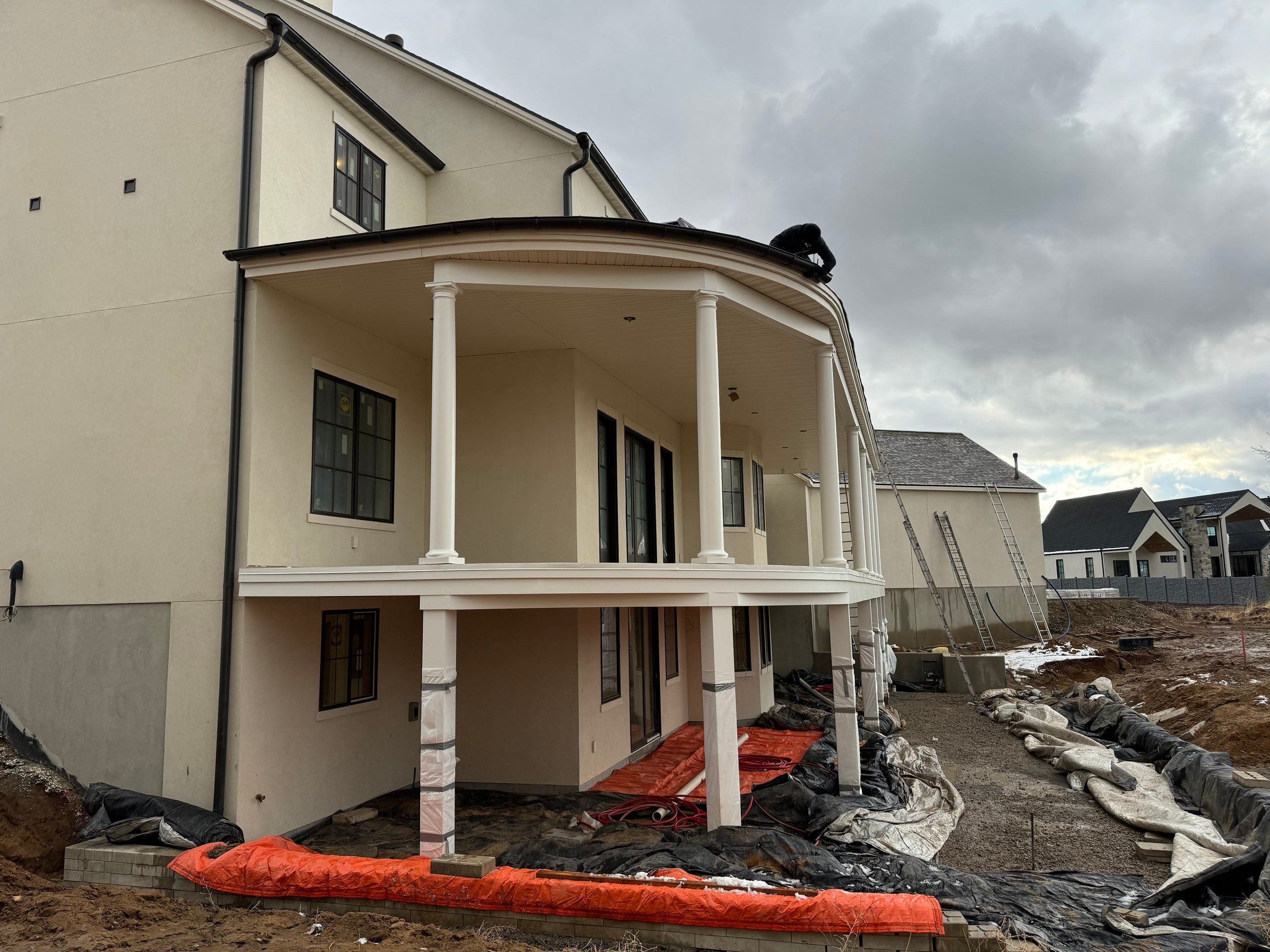 Project in Mapleton by Master Rain Gutters.