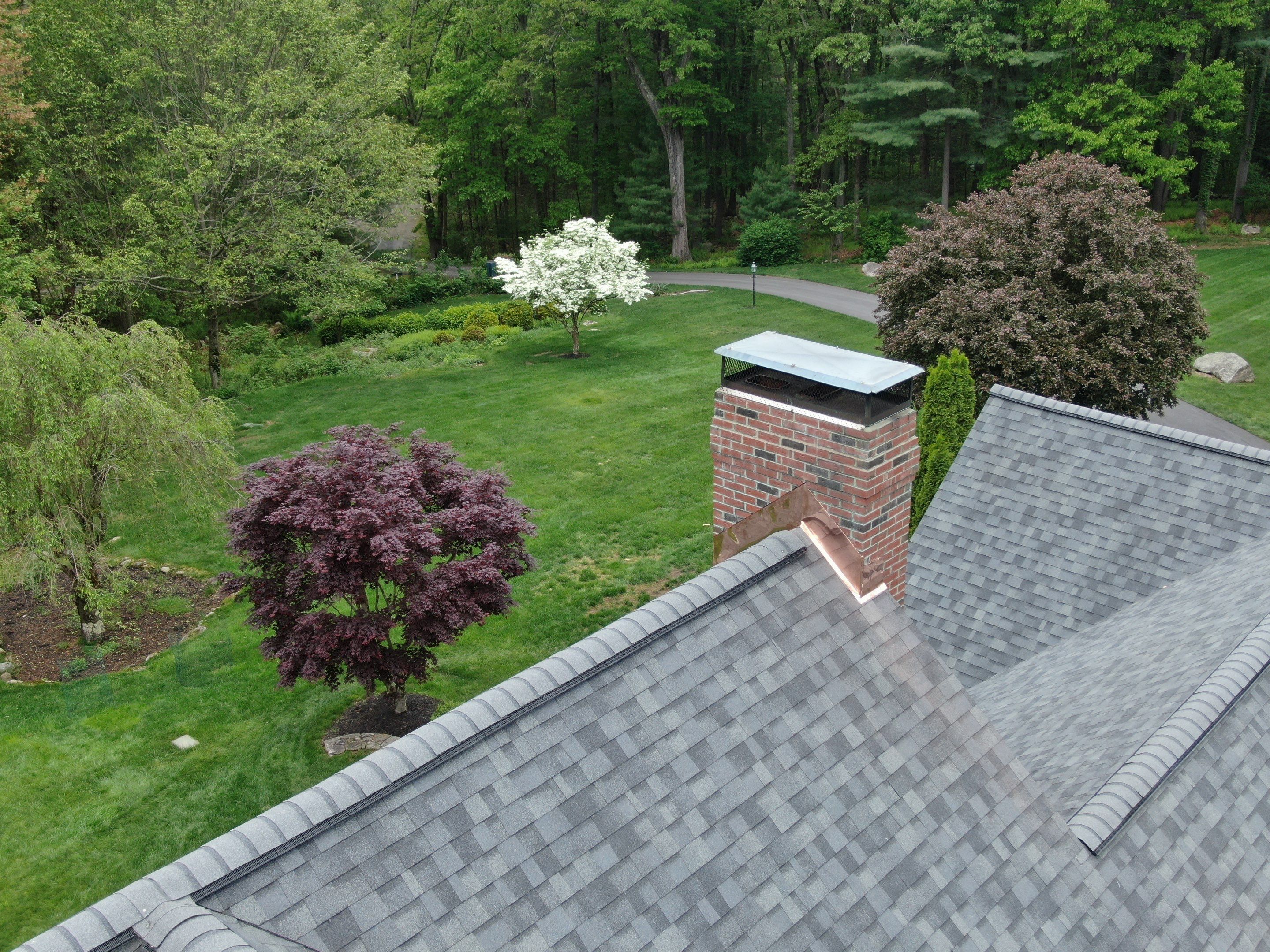 Roof Replacement with Owens Corning Shingles and Copper Flashing by Mighty Dog Roofing of Greater Middlesex County
