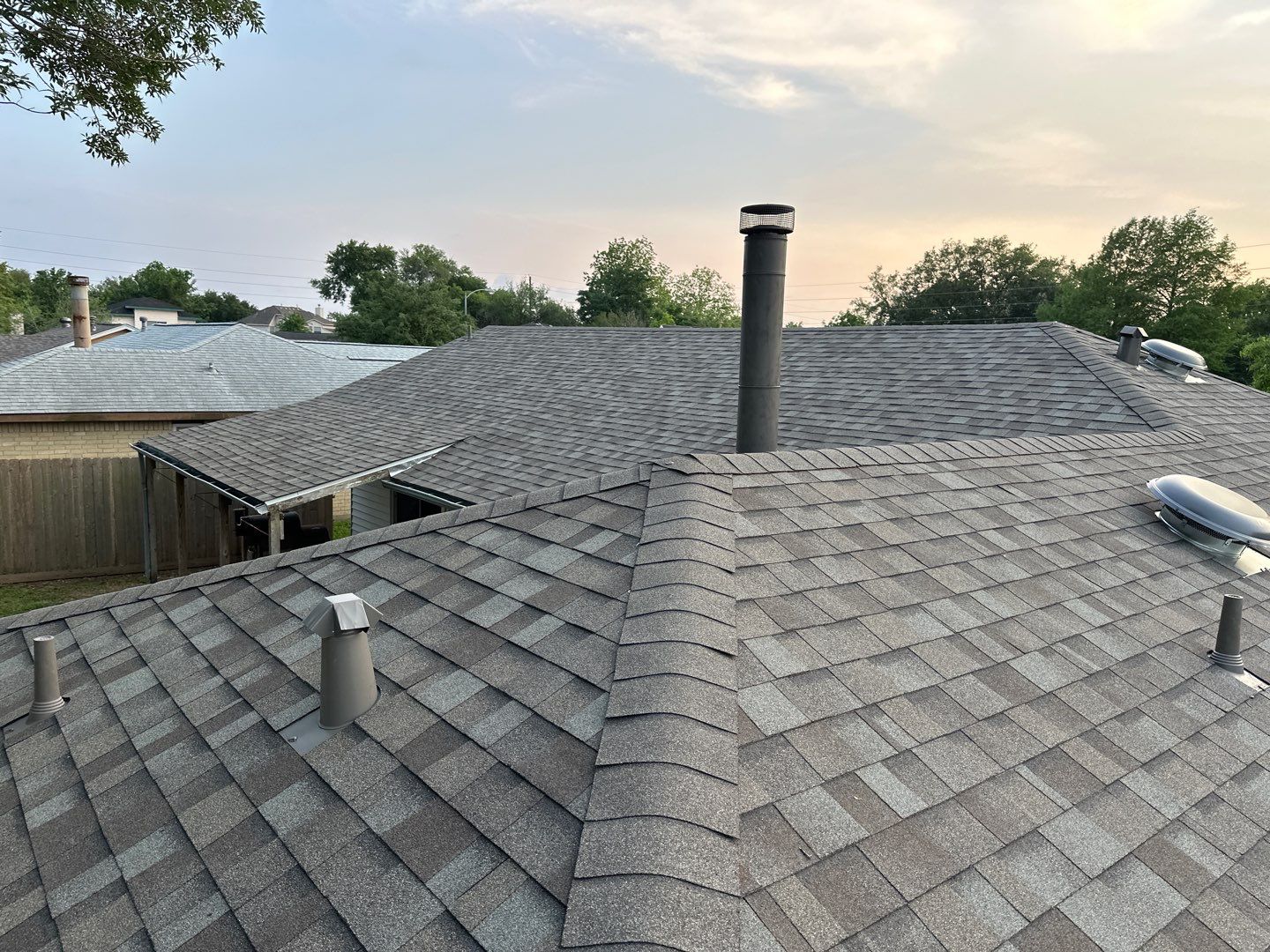 Residential Roofing Installation using Owen's Corning Duration (Lifetime) Shingles by Roof Repair Company