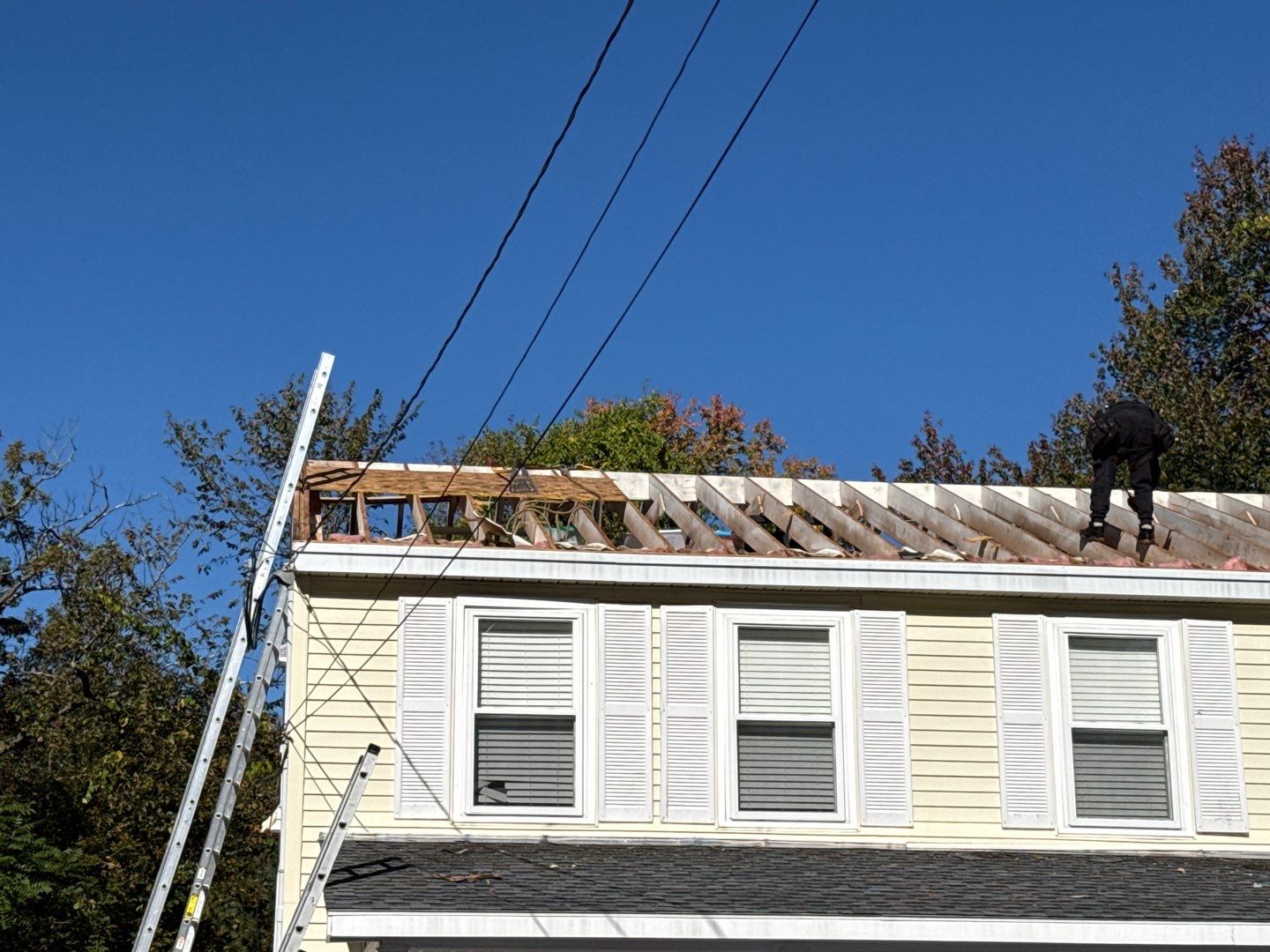Full Roof Replacement with New Plywood Decking & Gutter Installation by Sensible Home Solutions