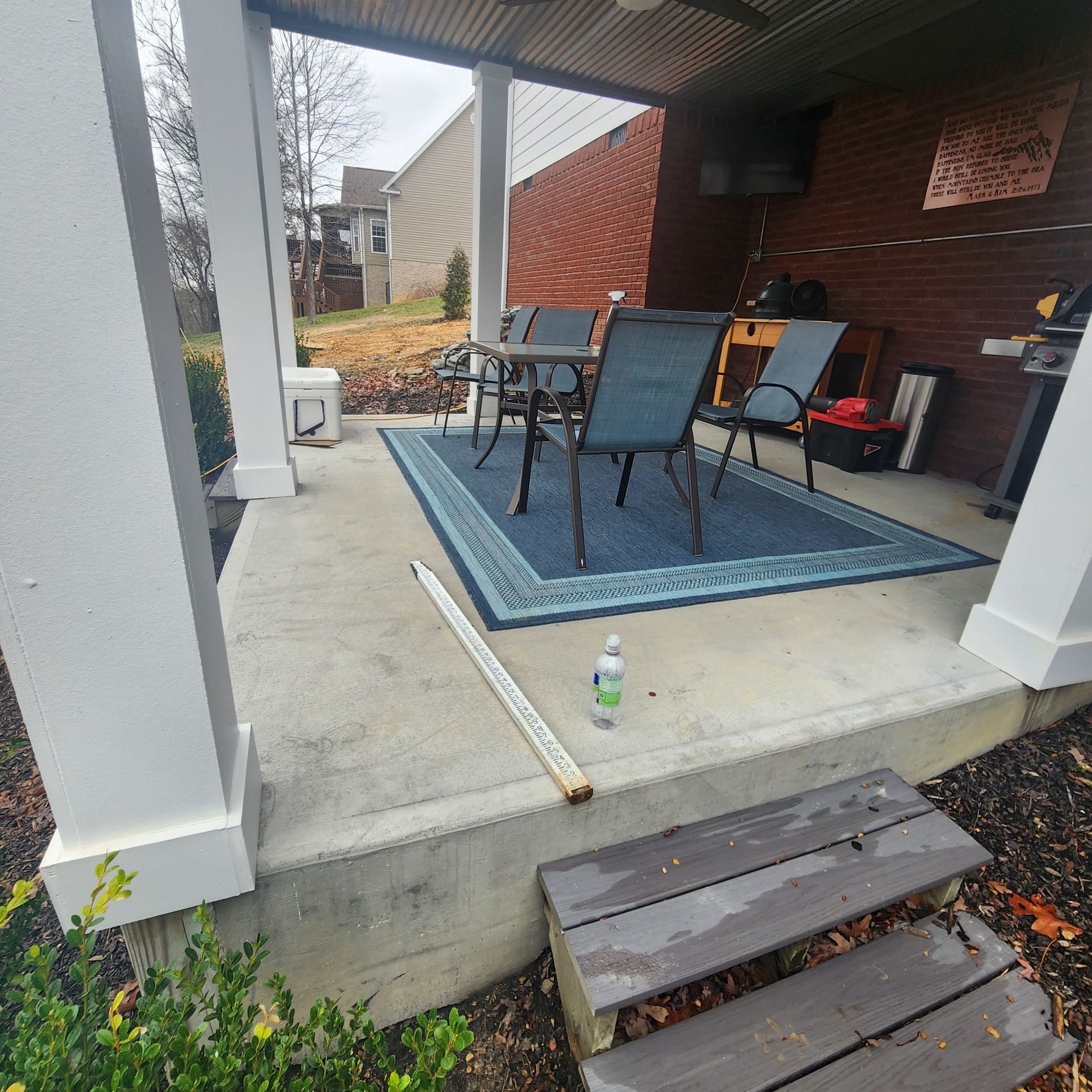 Patio with good view by Opus Renovations 