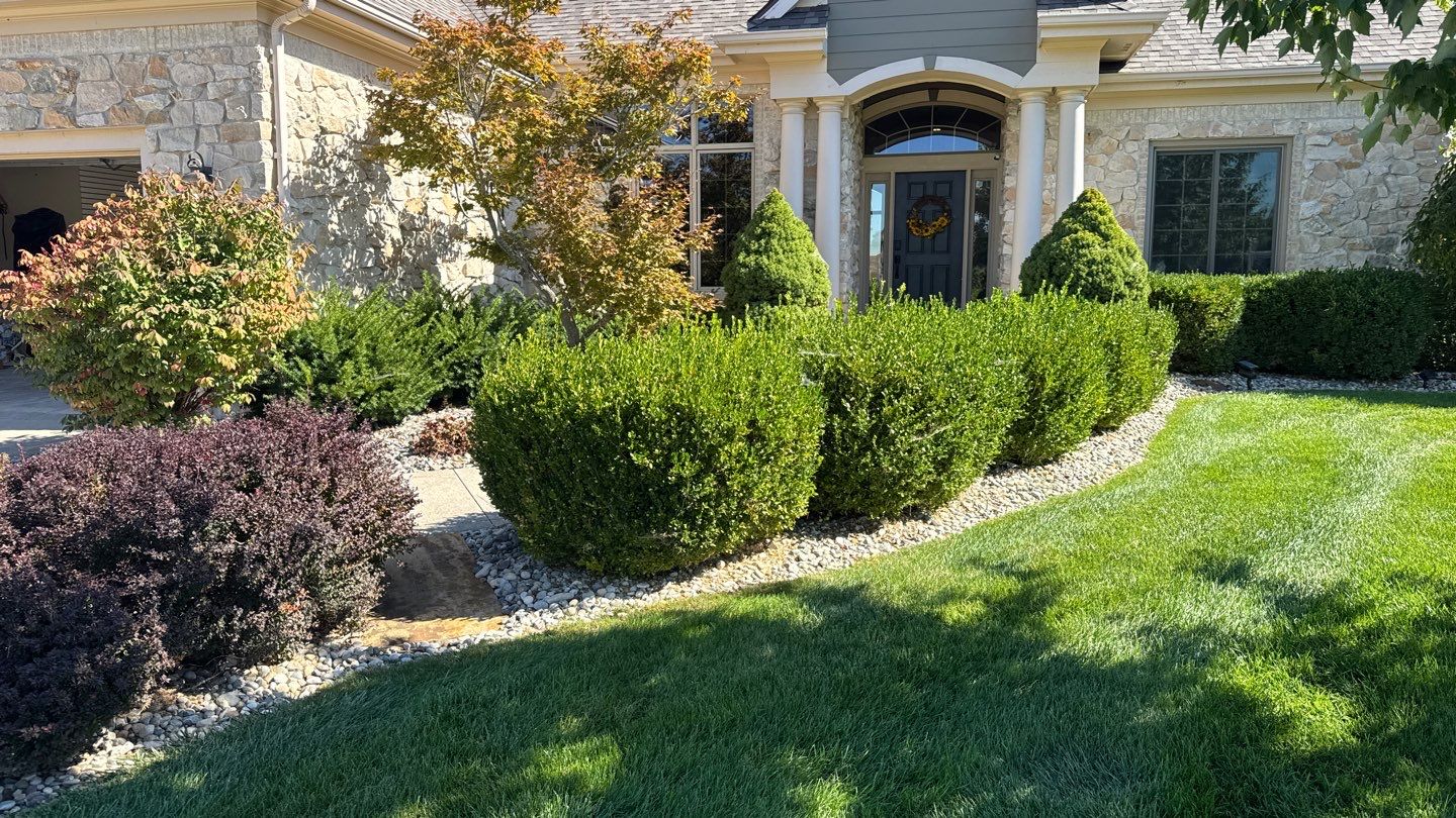 Project in Fort Wayne by Carrs lawn and landscape