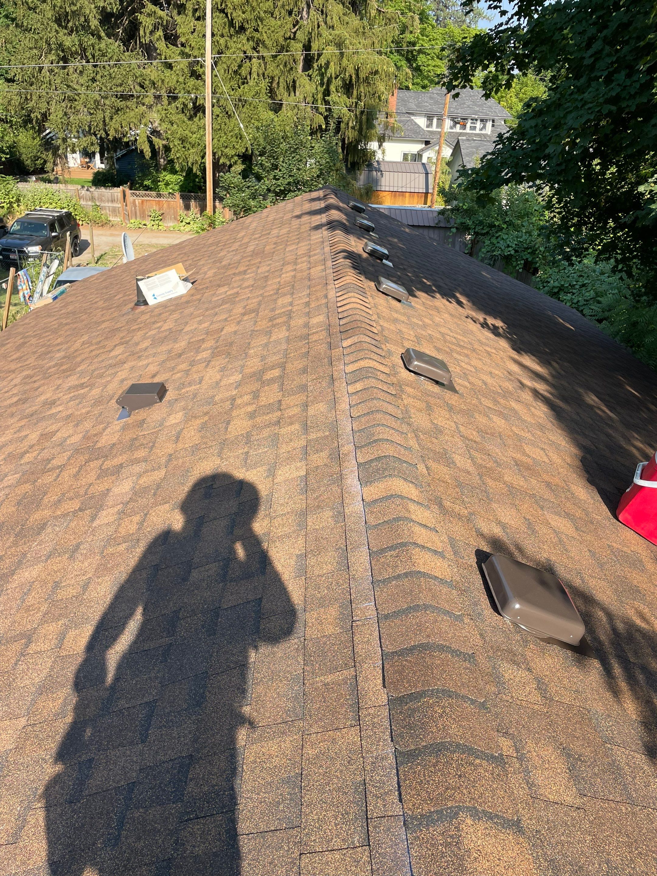 Asphalt Shingle Roof Replacement and Decking Repair N Boyer Ave Sandpoint, ID 83864 by Alpine Roofing