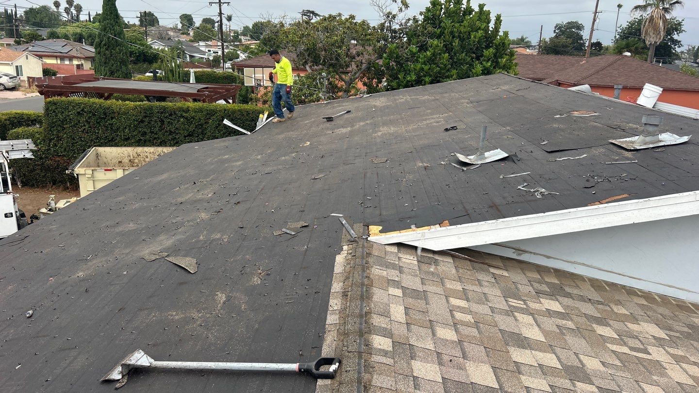 Partial Roof Replacement in Lemon Grove by Reliable Roofing San Diego Inc.