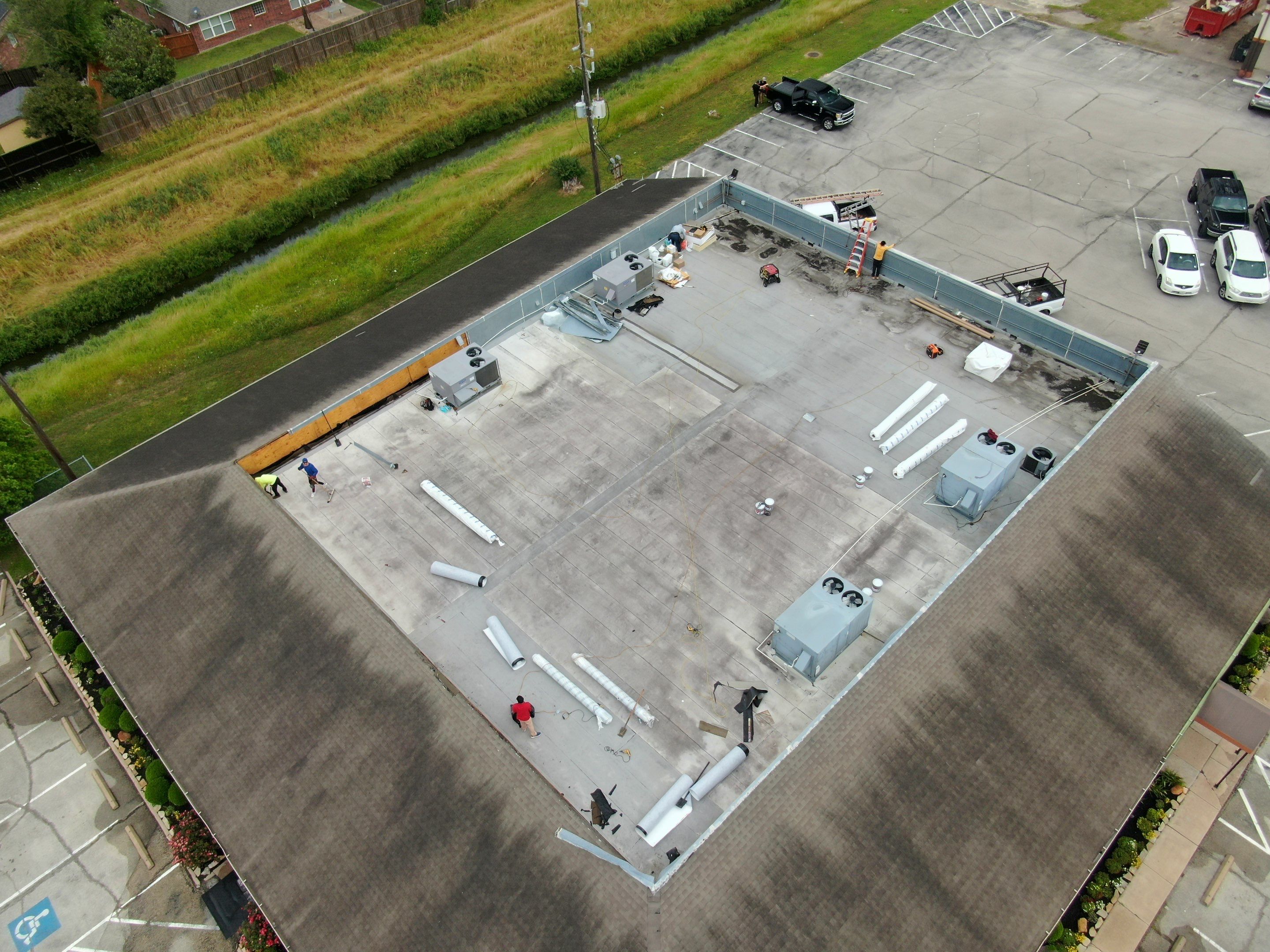 Project in Houston by Hartland Roofing & Construction