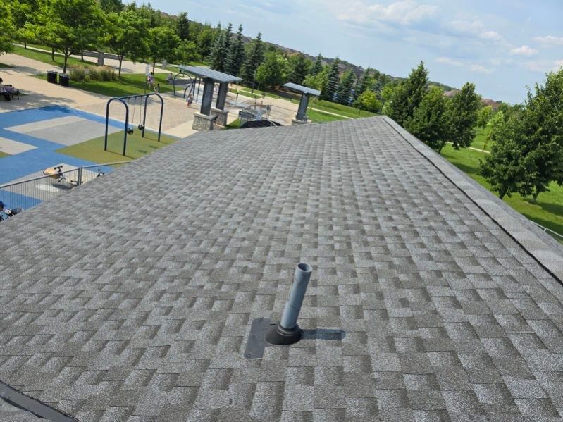 Commercial Roofing Installation using Gaf Timberline Shingles  by Jay Carter Roofing & Sheet Metal