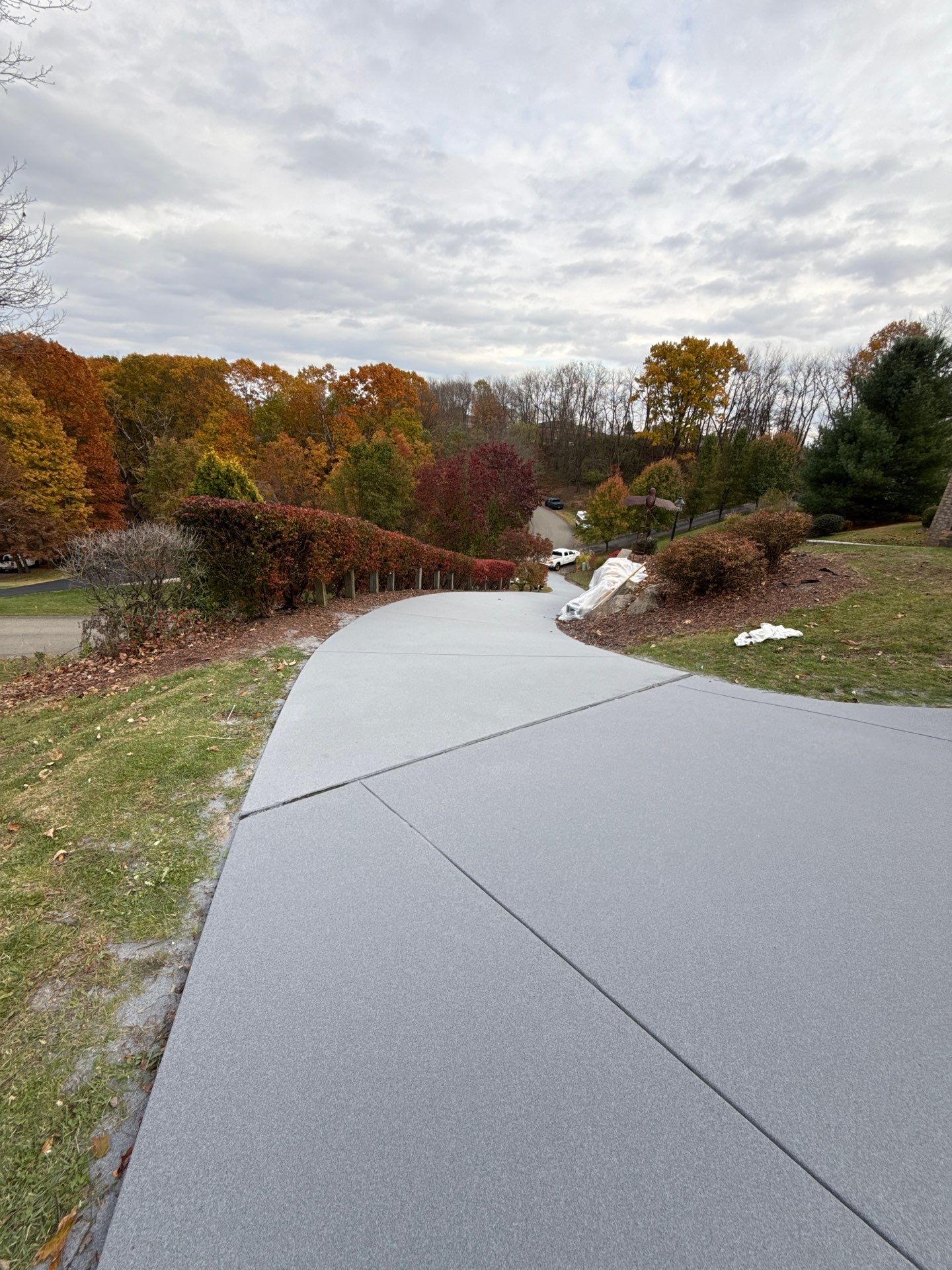 Steep Driveway Project in Sarver by Floors in a Day, Inc