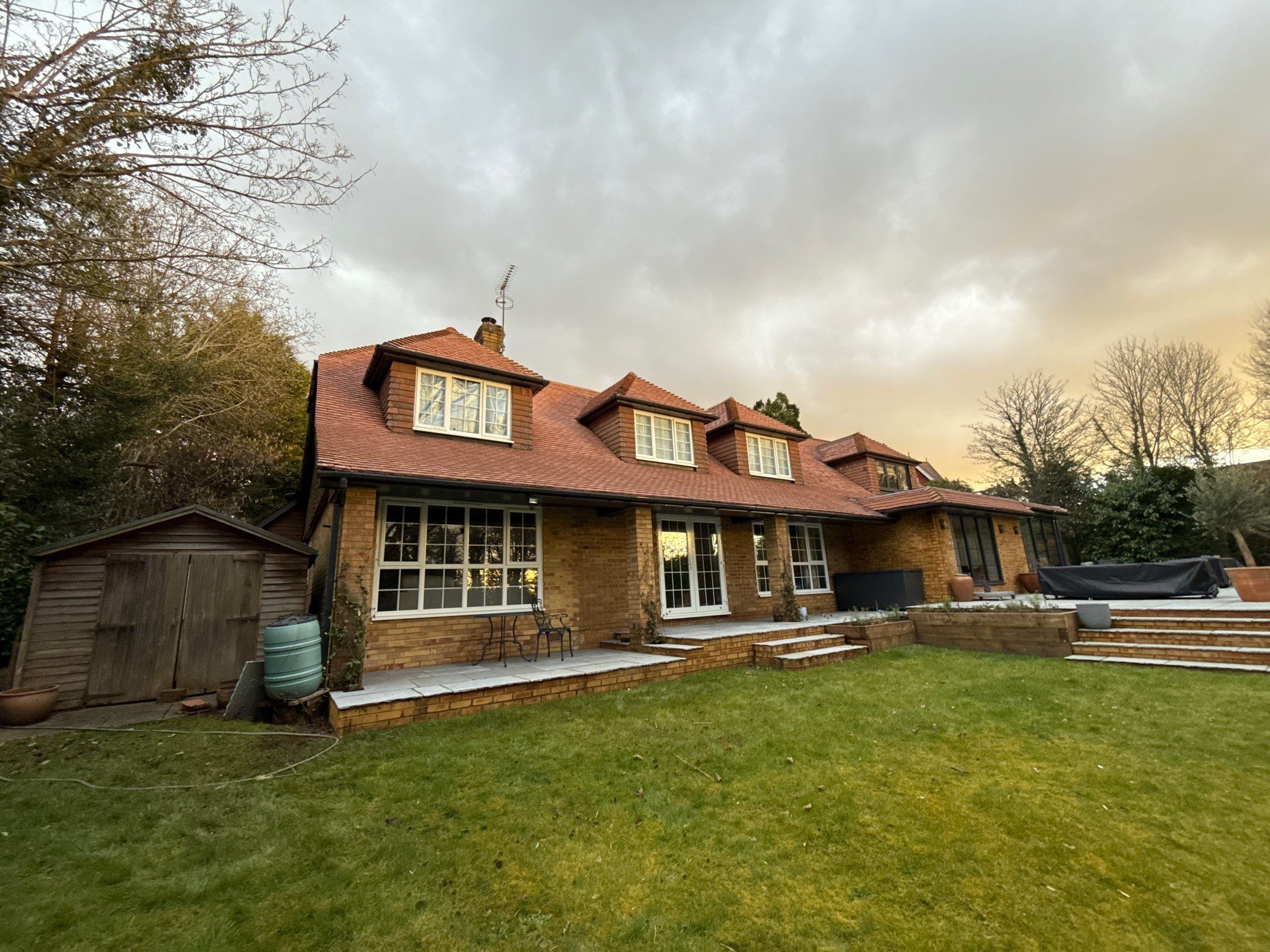 Roof Clean  - Moss Removal - Gutter Clean using Honda 15lpm Low Pressure Washing Machine by Ges Exterior Cleaning ltd
