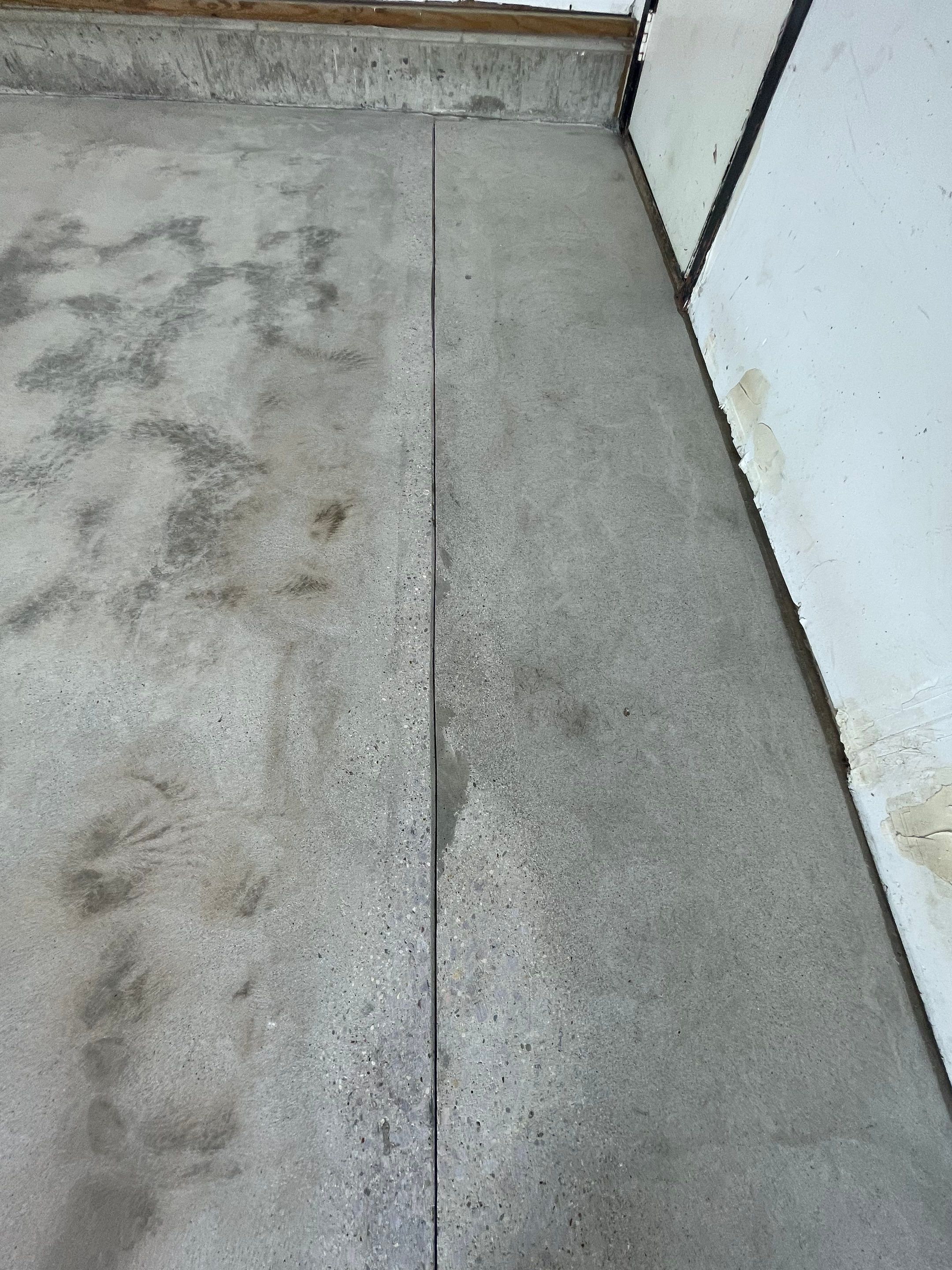 Hartford Residential Garage Floor Transformation With Decorative Chip Coating by Select Painting, Coatings & Garage Cabinets
