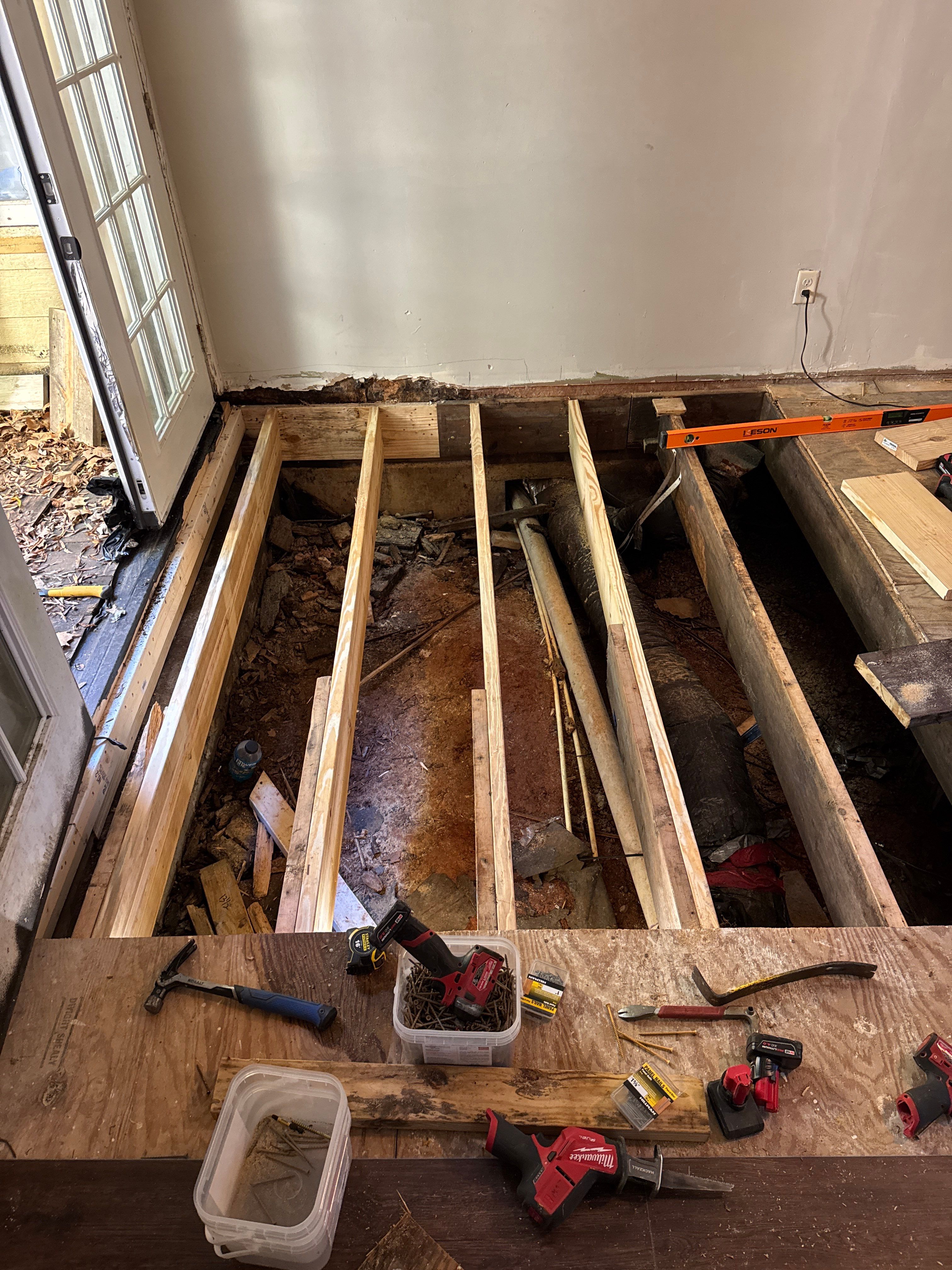 Major Rot & Framing Repair! 🛠️ by A Step Above Handy LLC 