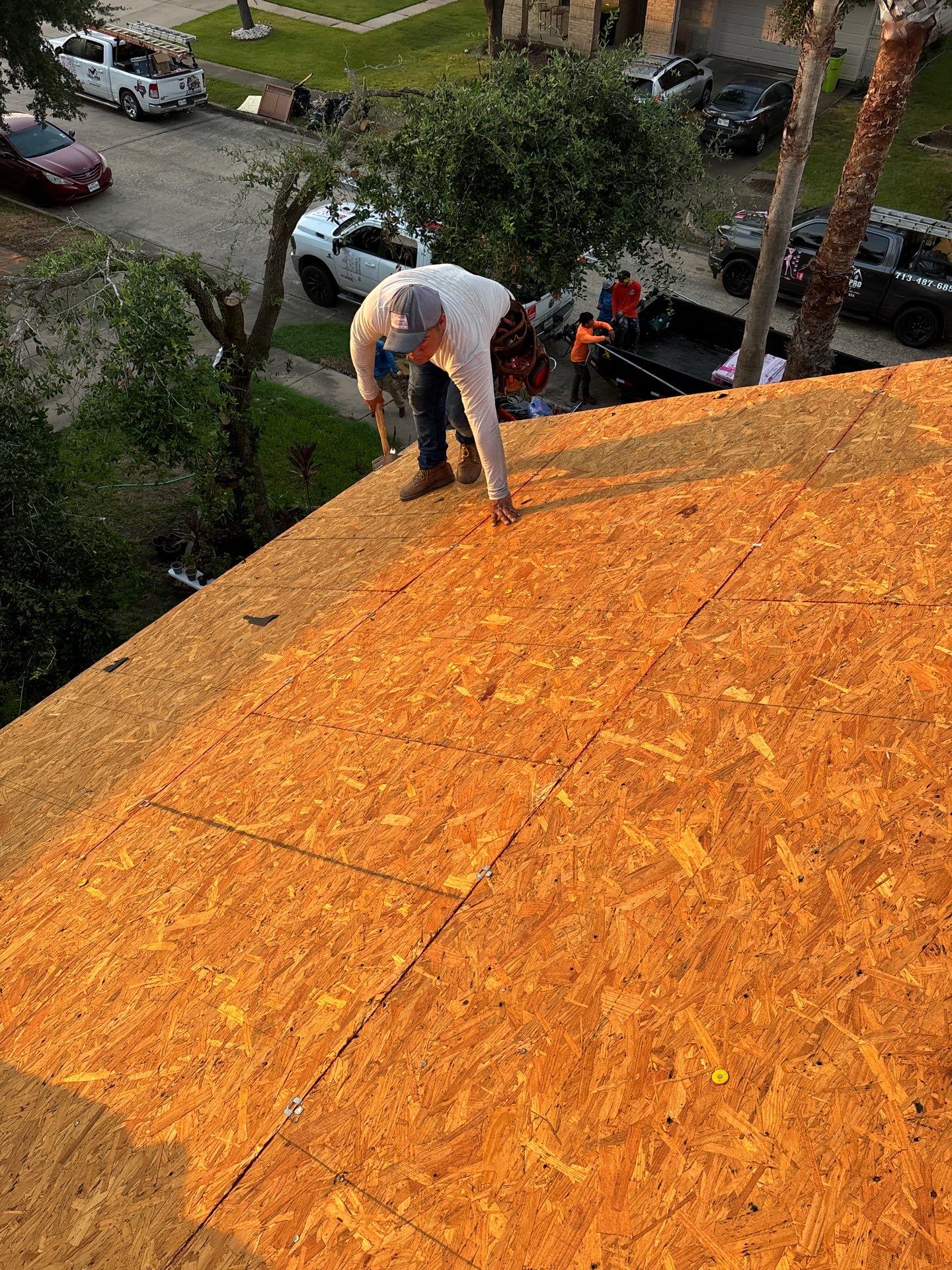 Residential Roofing Installation using Owen's Corning Duration (Lifetime) Shingles by Roof Repair Company