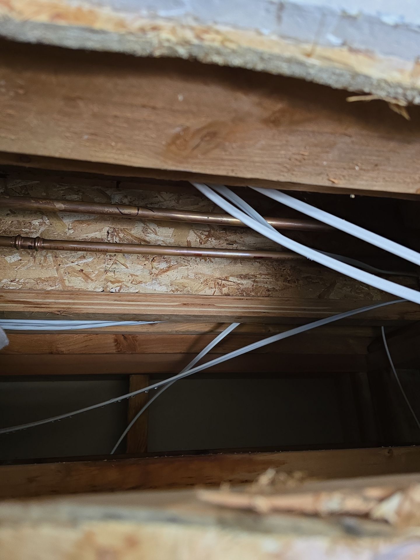 Fixing Pipe Leak in Ceiling by Us Plumbing