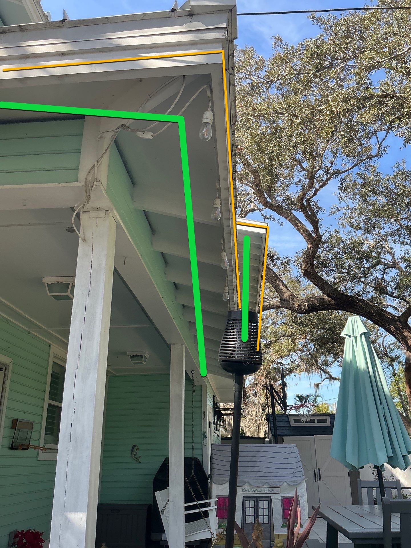 New White Soffit Project in Safety Harbor, FL by Gutter Professors