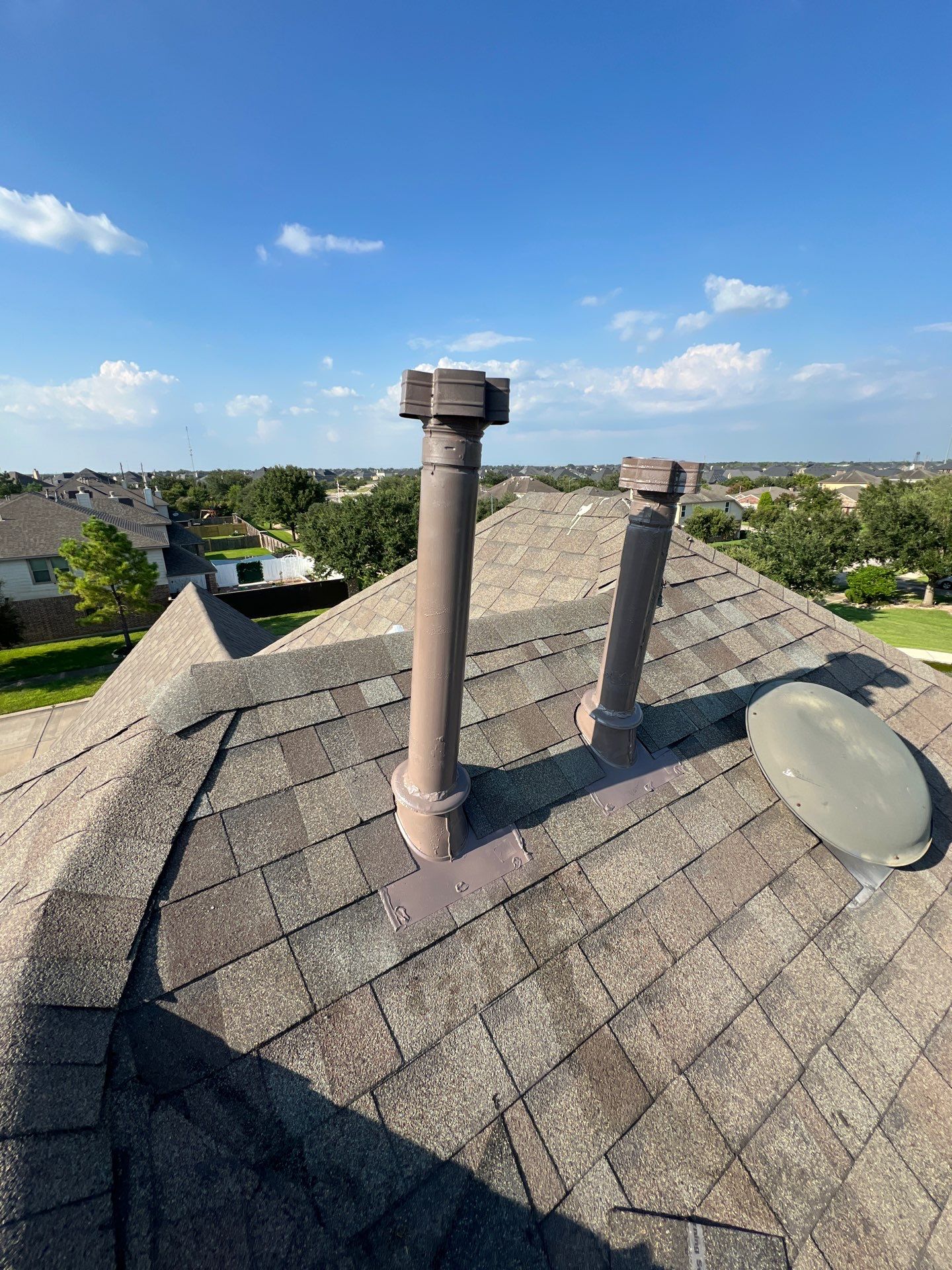 Hail Damage using Owen's Corning Duration (Lifetime) Shingles by Roof Repair Services LLC