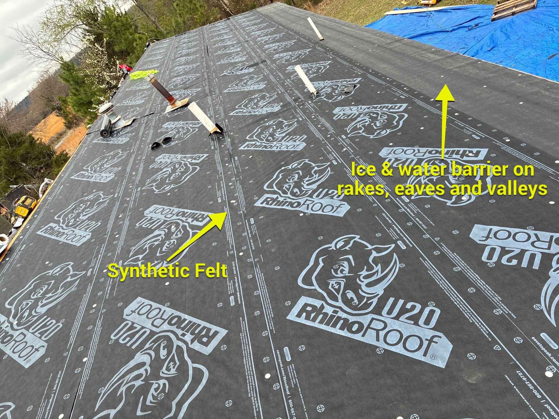 Roof replacement by In & Out Construction & Remodeling, LLC