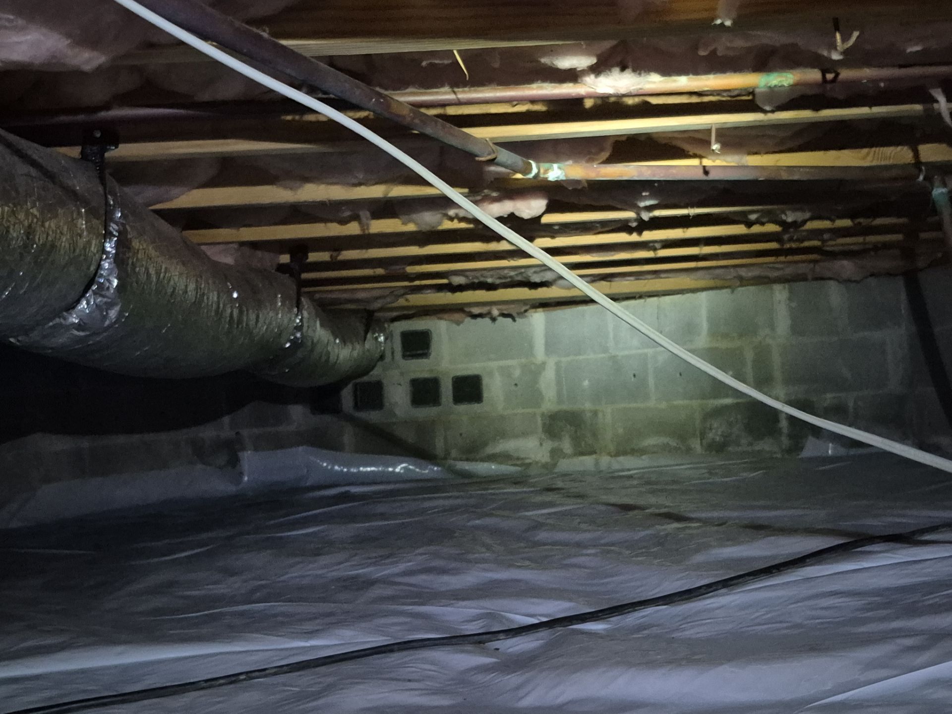 Project in Williamsburg by Patriot Crawl Space Repairs