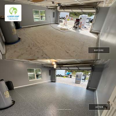 Maxville, FL 32234 - Epoxy Garage Floor Coating Project