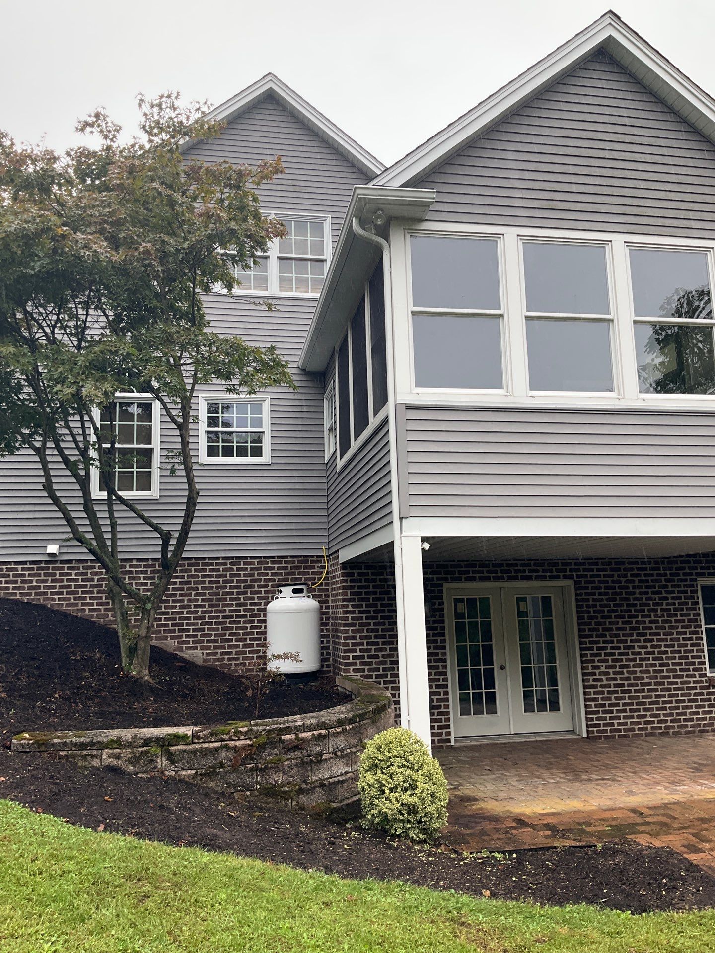 Full Vinyl Siding Replacement and Shingle Roof Install in Millersburg by Esh Builders