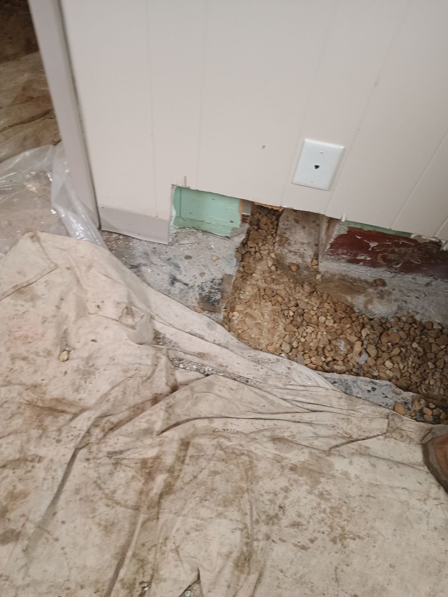 Drain Tile & a Sump Pump for our Property Management Partner by Waterproofing Northeast