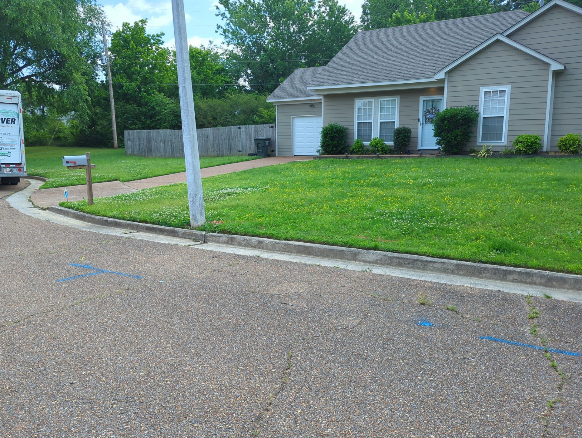Utility R.O.W Locate for Survey and Design project by Alsip Locating Service, LLC