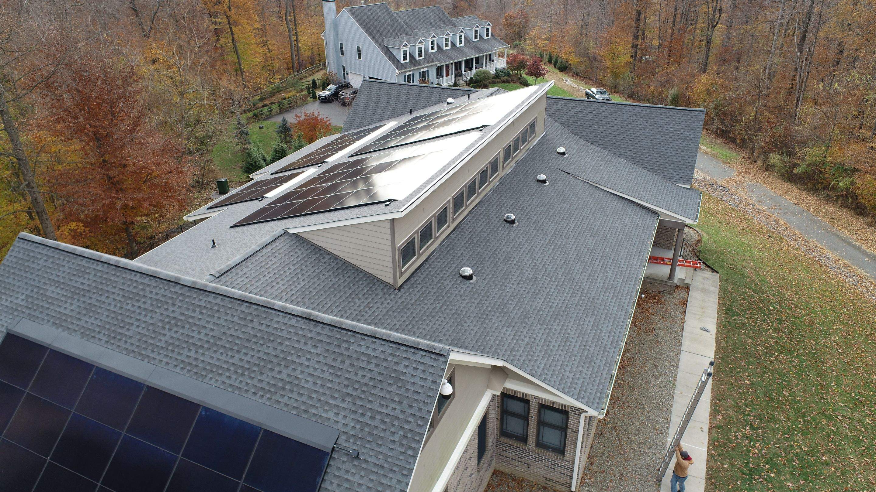 Solar Roof using GAF Decotech integrated panels by American Home Contractors