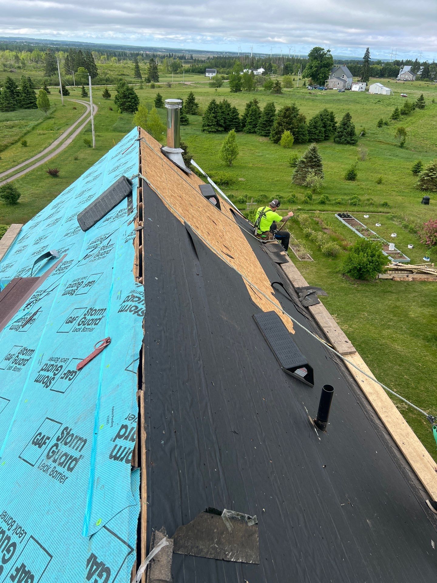 Residential Roofing Installation using Wakefield Bridge Steel Shingle by Ideal Steel by Artisan Roofing & Home Improvements Inc.