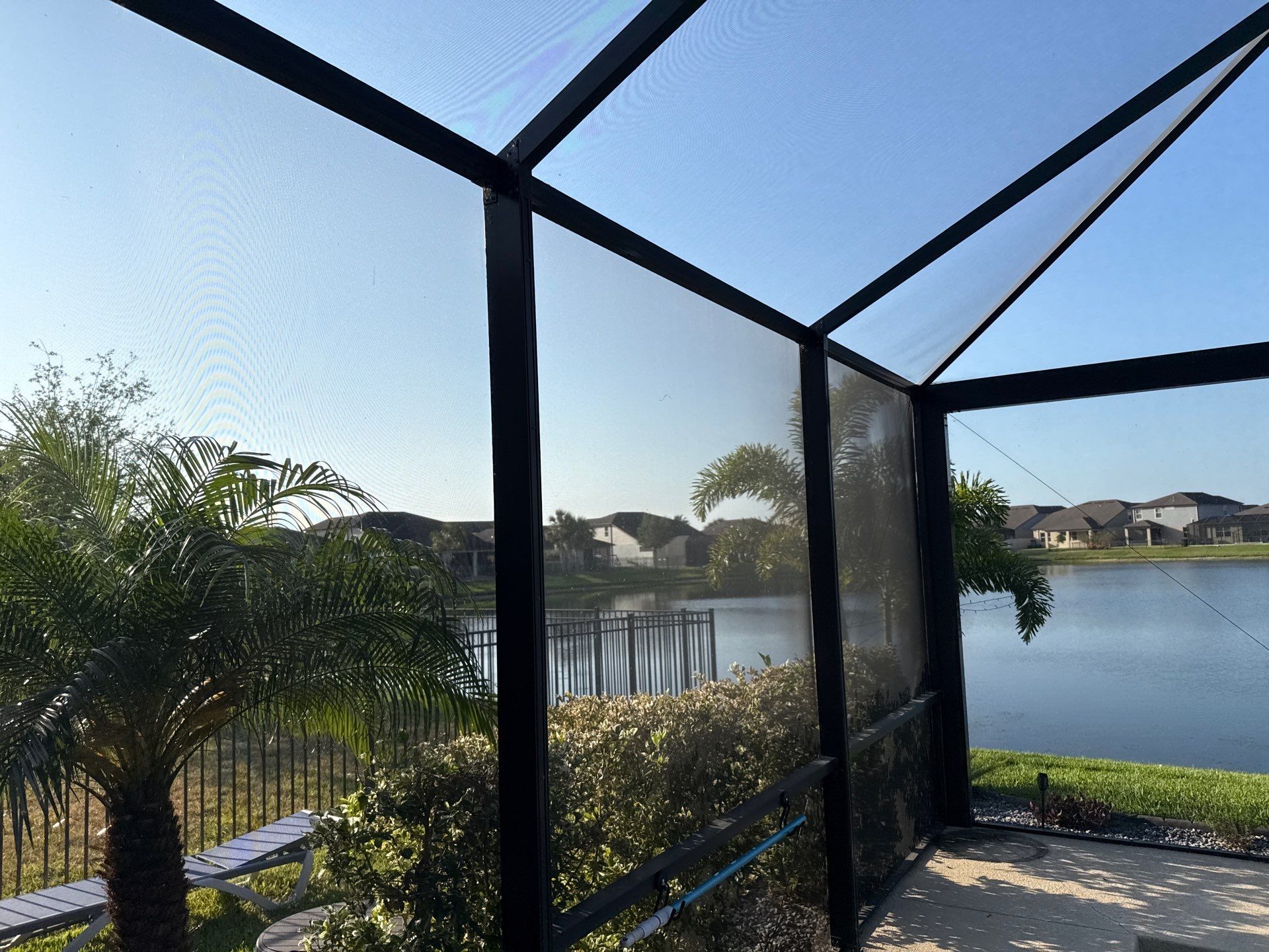 Roof Soft Wash, Pool Deck & Screen Enclosure Cleaning – Trevesta Community, Palmetto, FL by Sunshine AquaWash