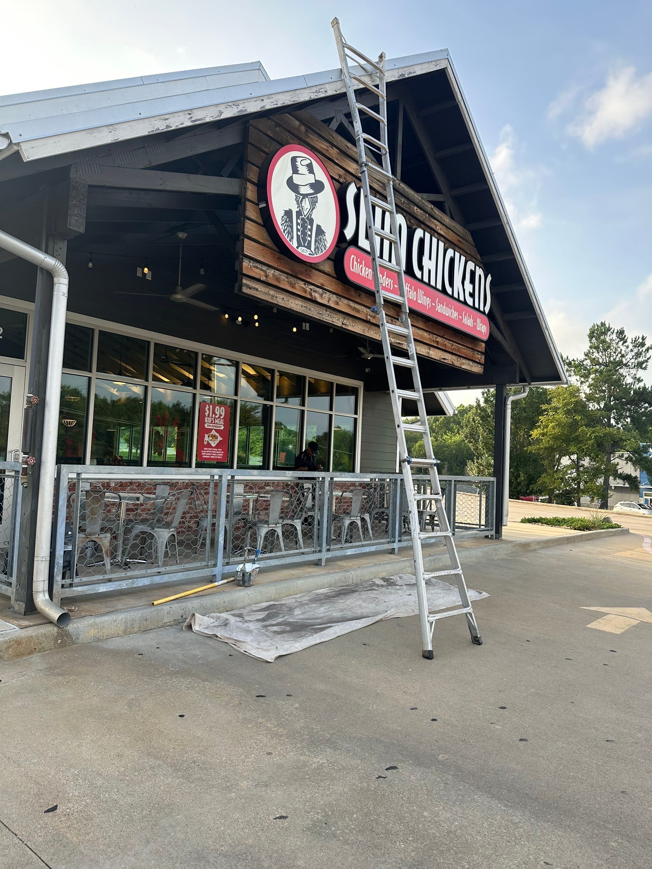 Refreshing Slim Chickens in Tyler, Texas by Quality Coats Painting