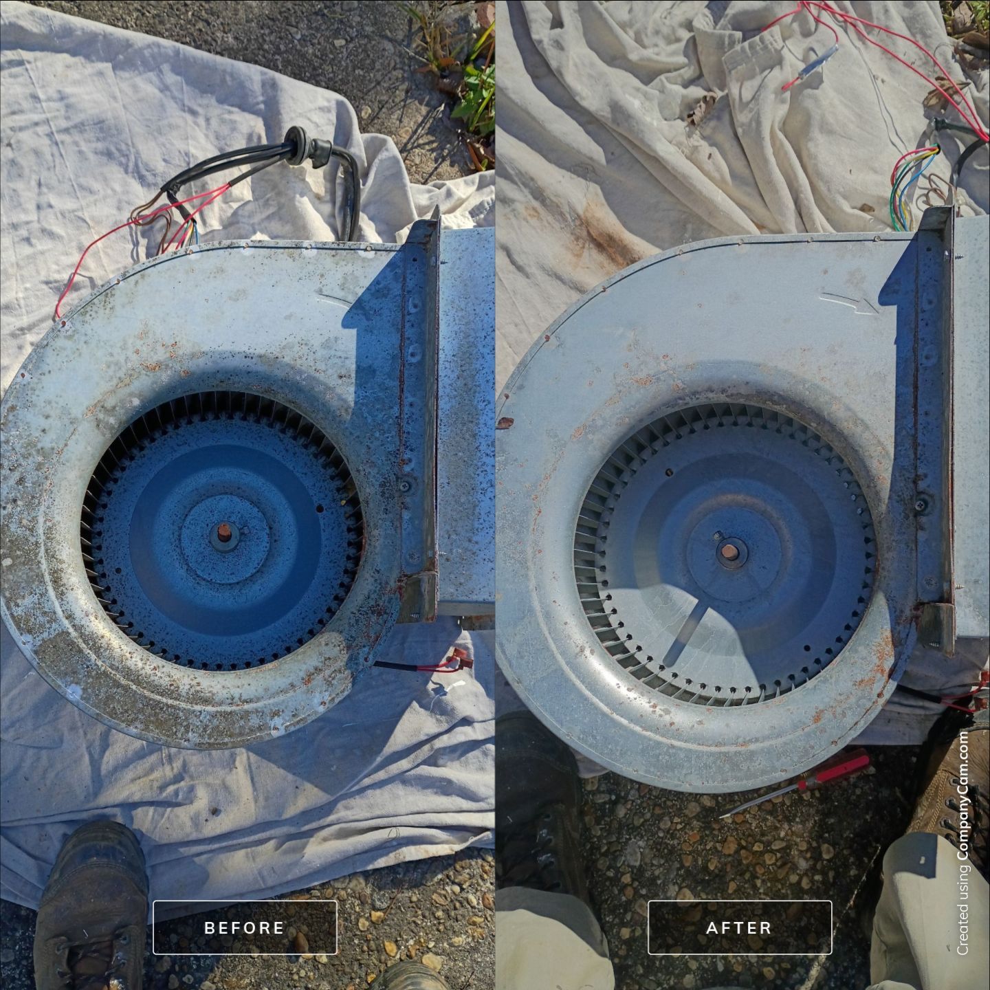 Project in Columbus by Voyager Air Duct Cleaning