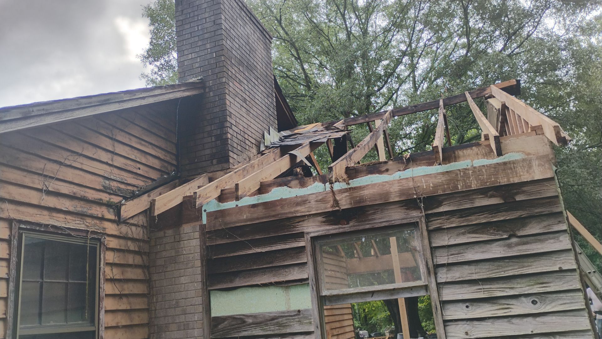 Syler roofing job by BROCK BUILDERS