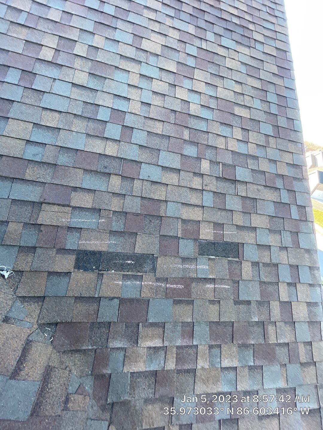 Roof replacement paid for by USAA - Duration shingles in Teak by Undersun Roofing 