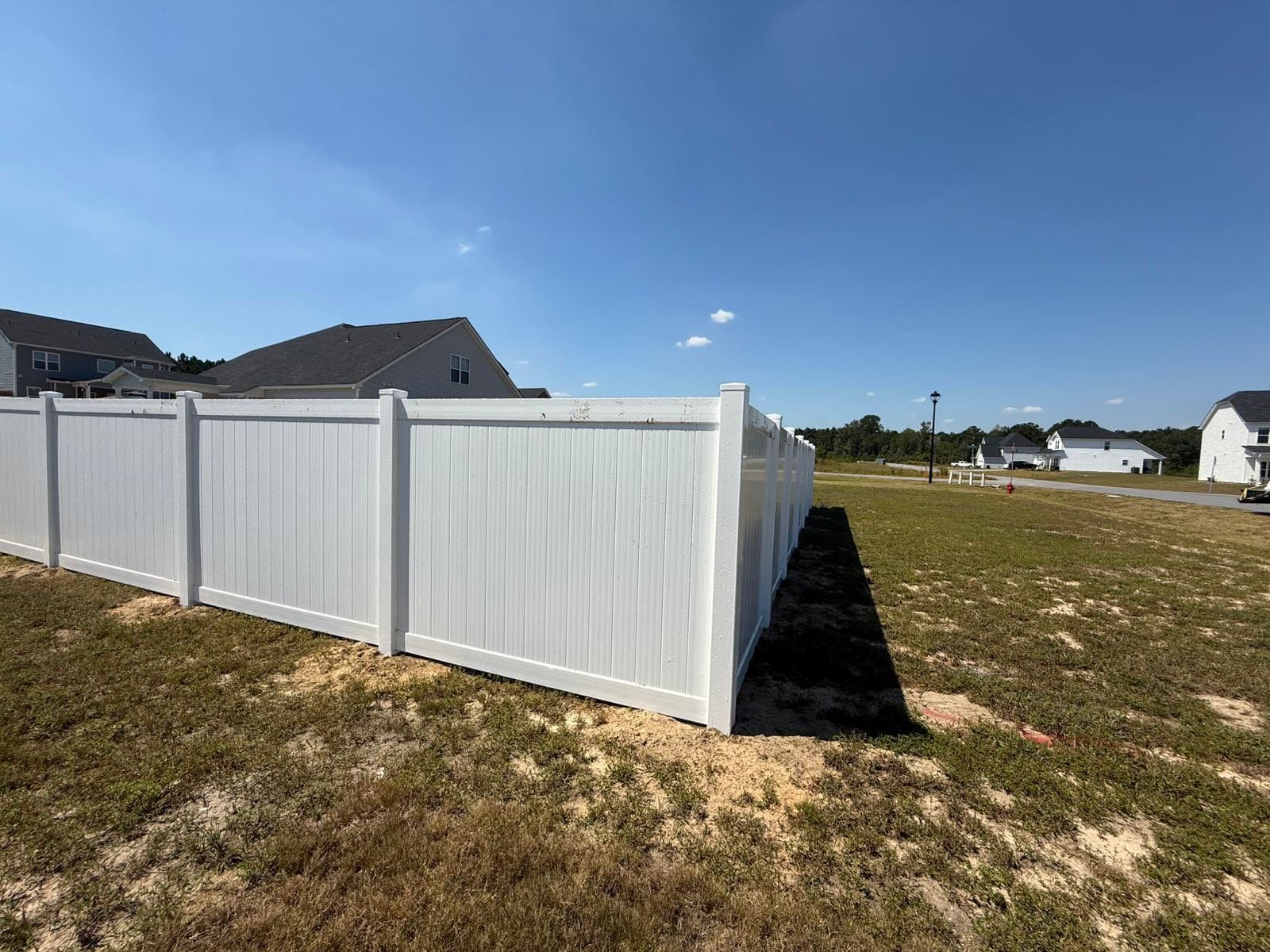 Hamilton Vinyl Privacy Project in Linden by Superior Fence and Rail