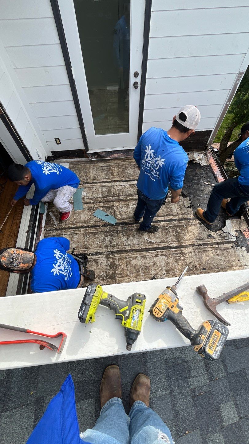 Walk Out Patio Cover by Bayfront Roofing and Construction