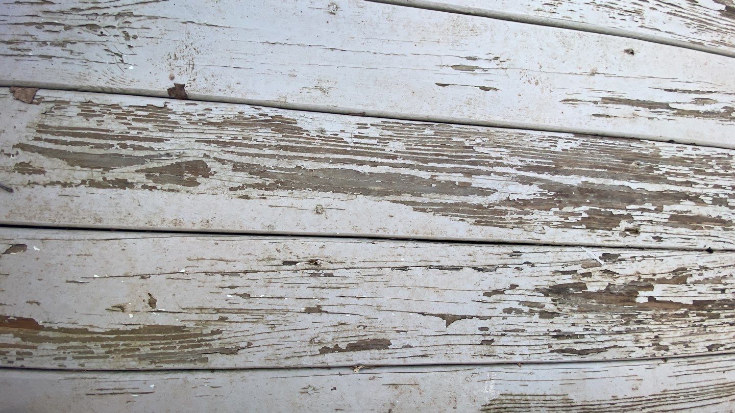 Painted Deck blasted, then sealed by DuraSeal