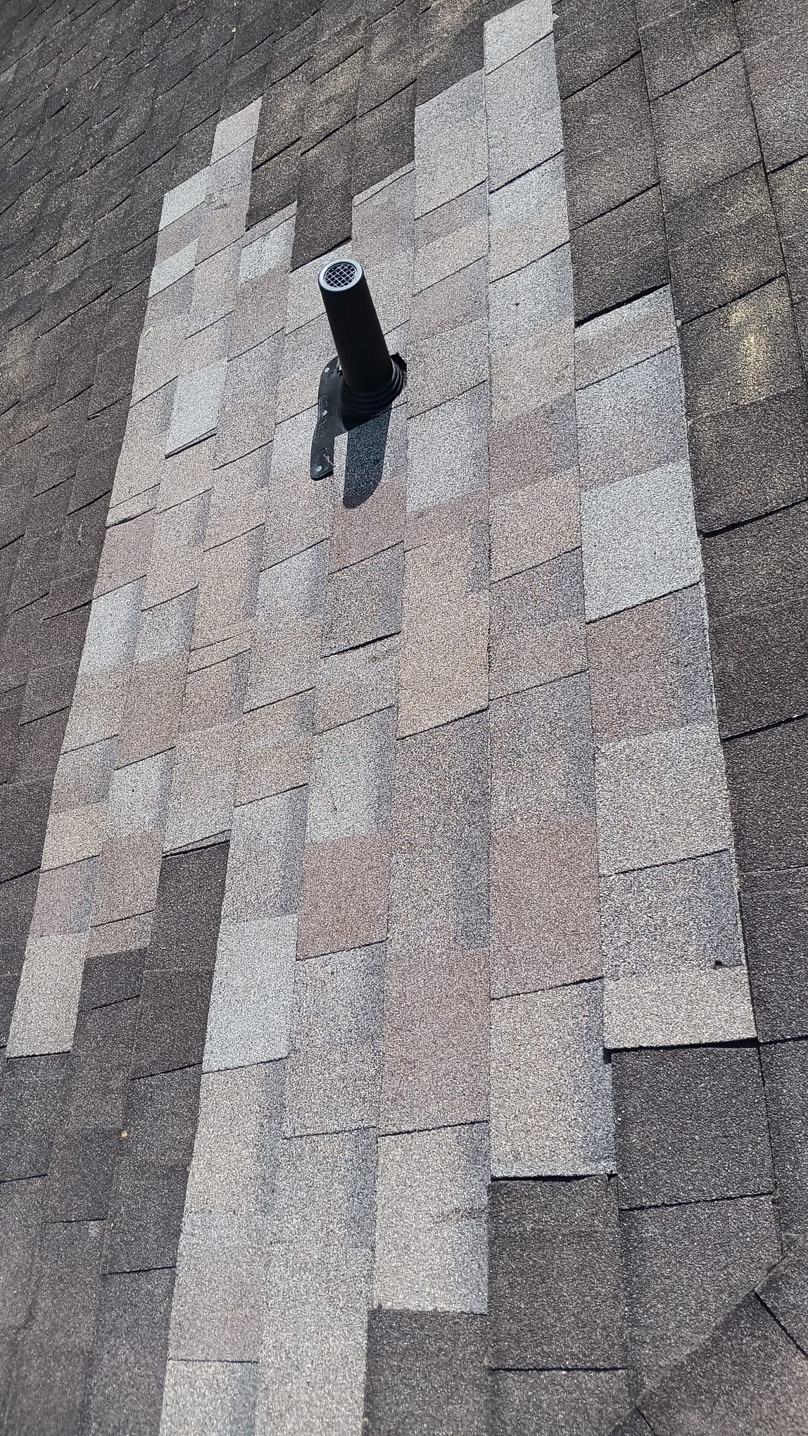 Hail Damage using Owen's Corning Duration (Lifetime) Shingles by Roof Repair Services LLC