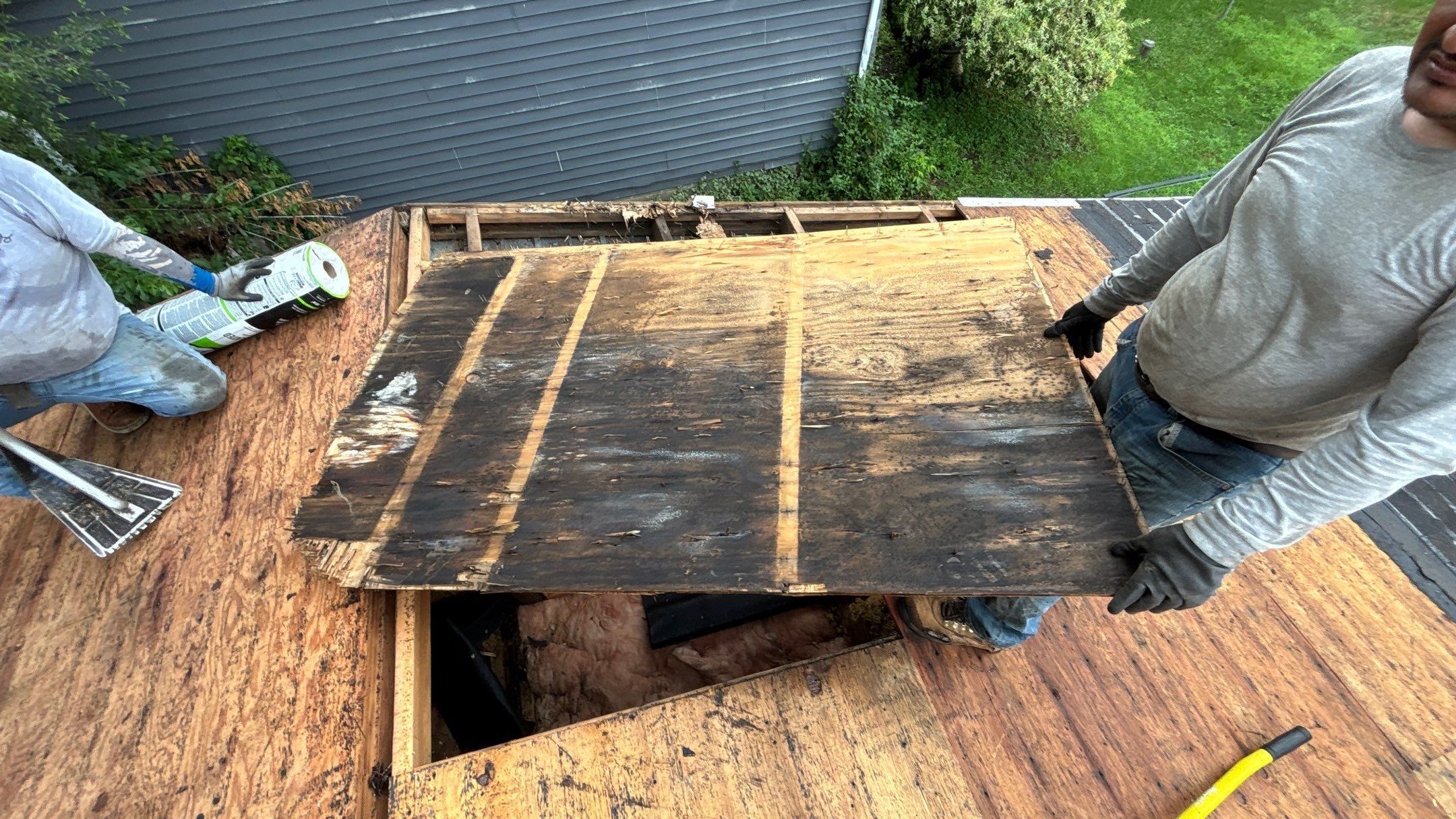 Roof Replacement using Owens Corning Slatestone Gray by 180 Contractors