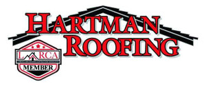 Logo for Hartman Roofing Lubbock