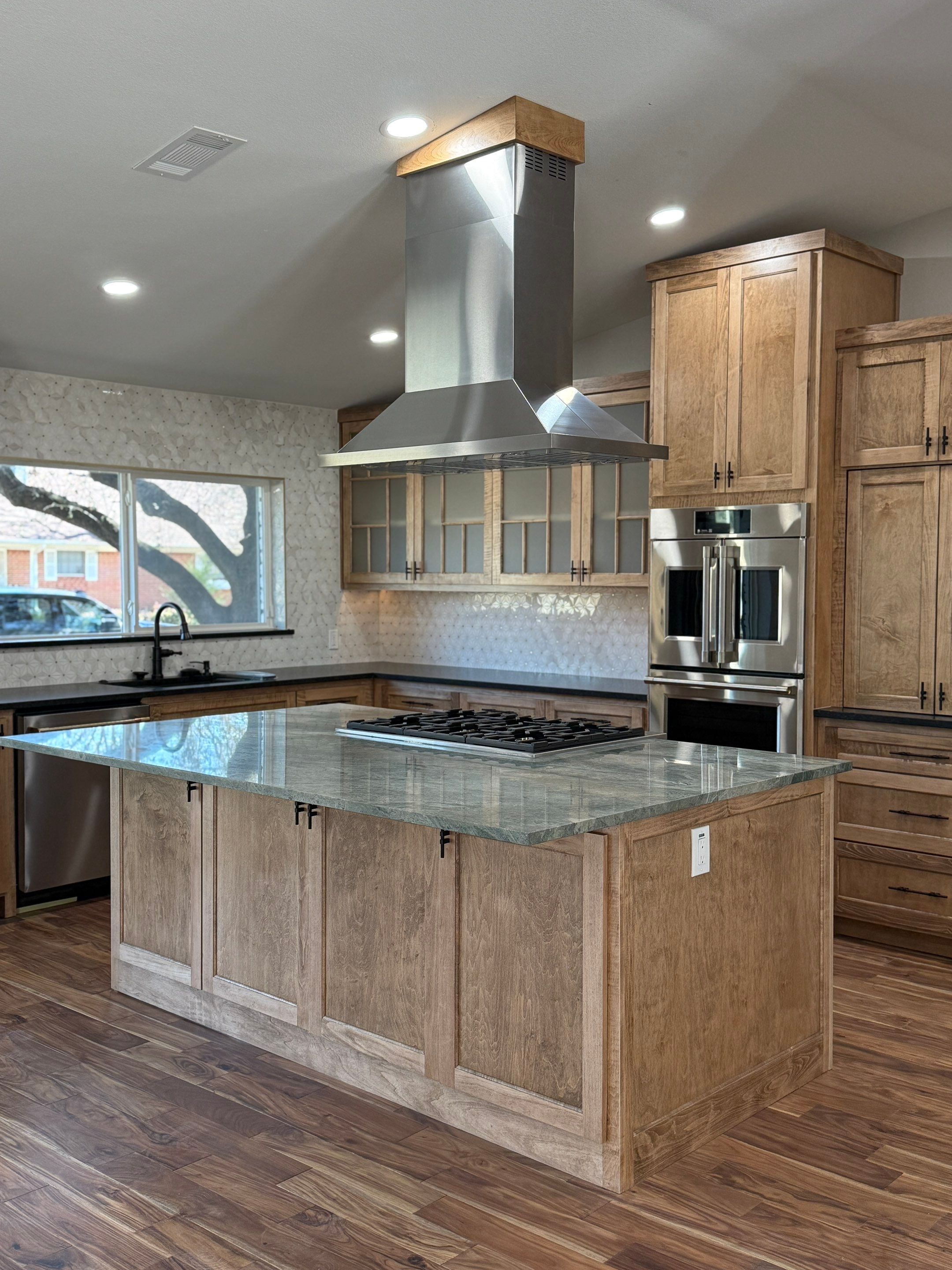 Custom Kitchen Remodel & Load Bearing Wall Removal: Dallas, TX by C3 Custom Builds
