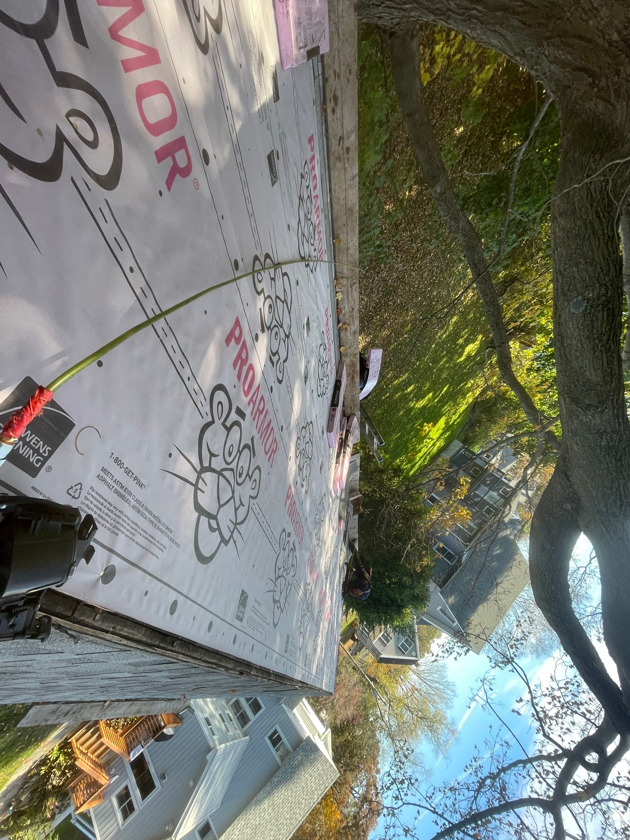 Residential Roofing Installation using Owens Corning TruDefinition Sierra Gray by A Plus Exterior