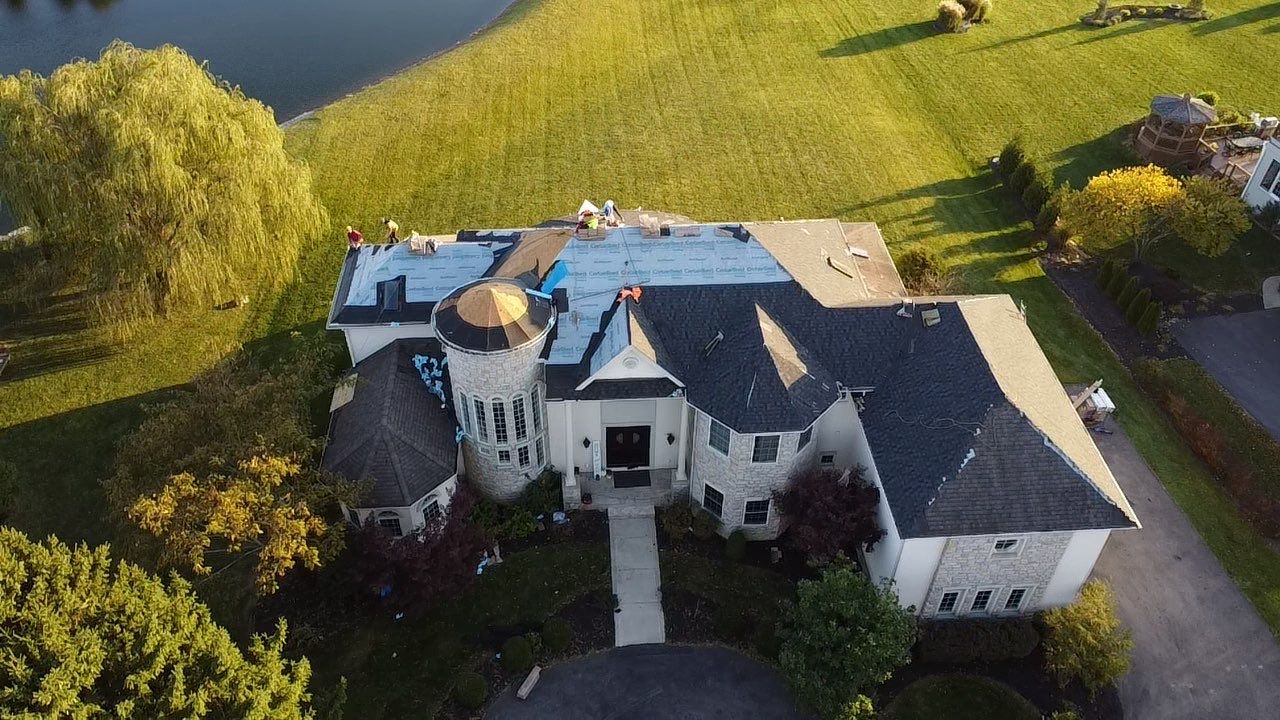 Residential Roofing Installation using Certainteed Landmark Pro Shingles by Best Exteriors Inc