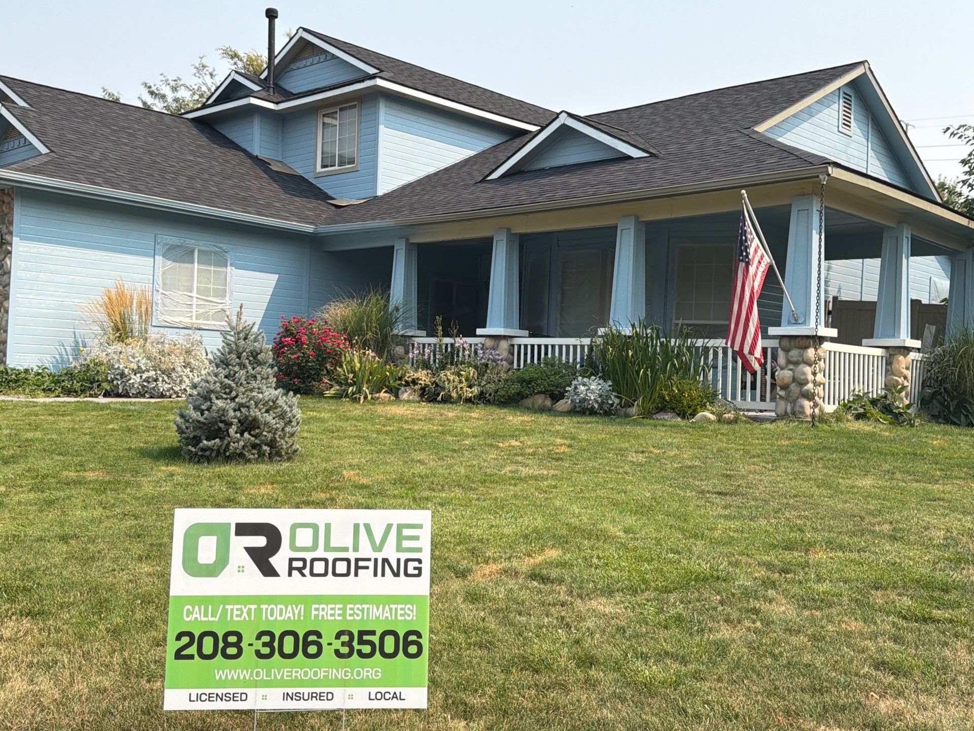Asphalt Architectural Shingle Roof Replacement in Meridian, Idaho by Olive Roofing