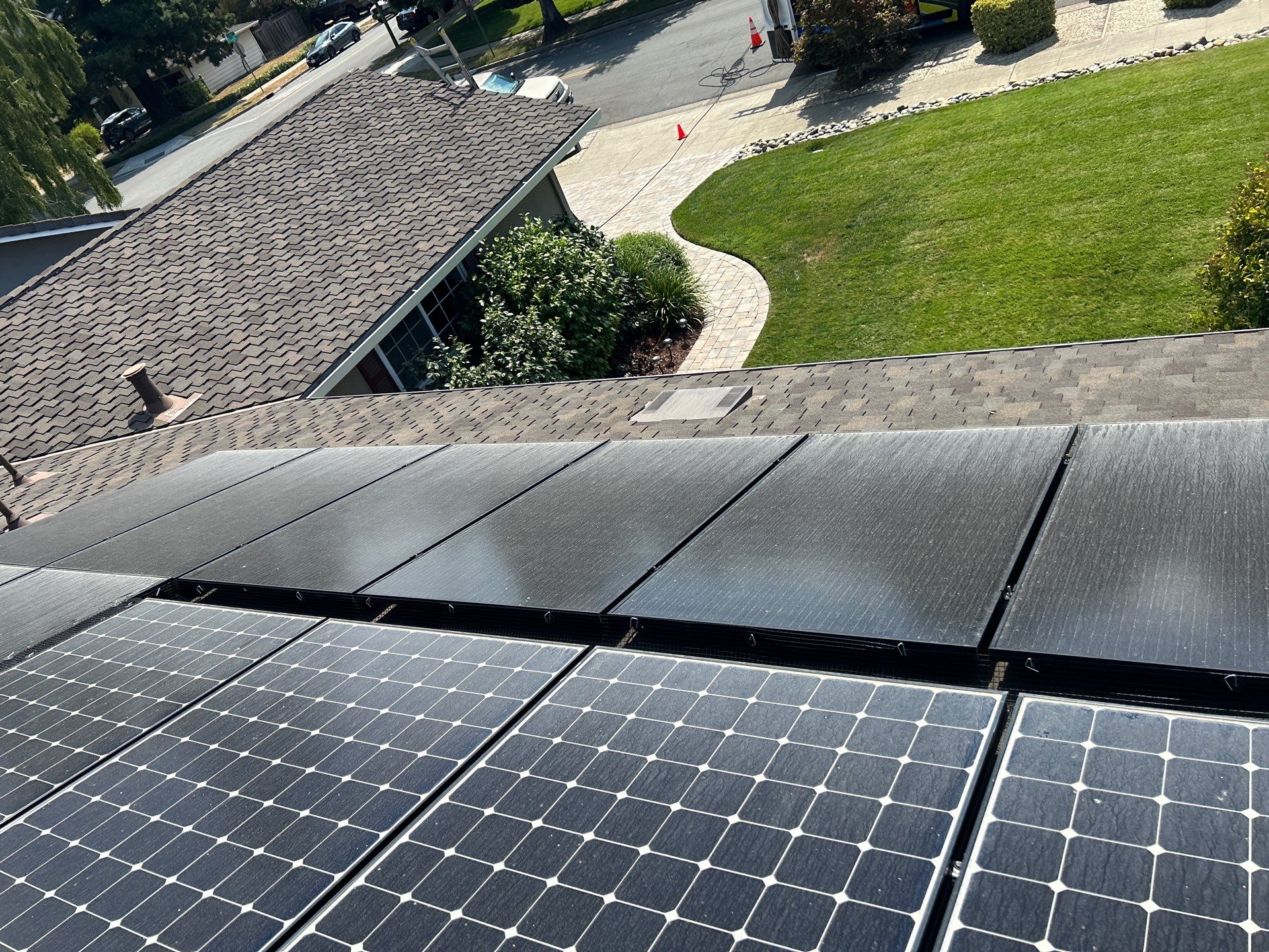 Solar Panel Critter Guard Installation by All One Solar Shine