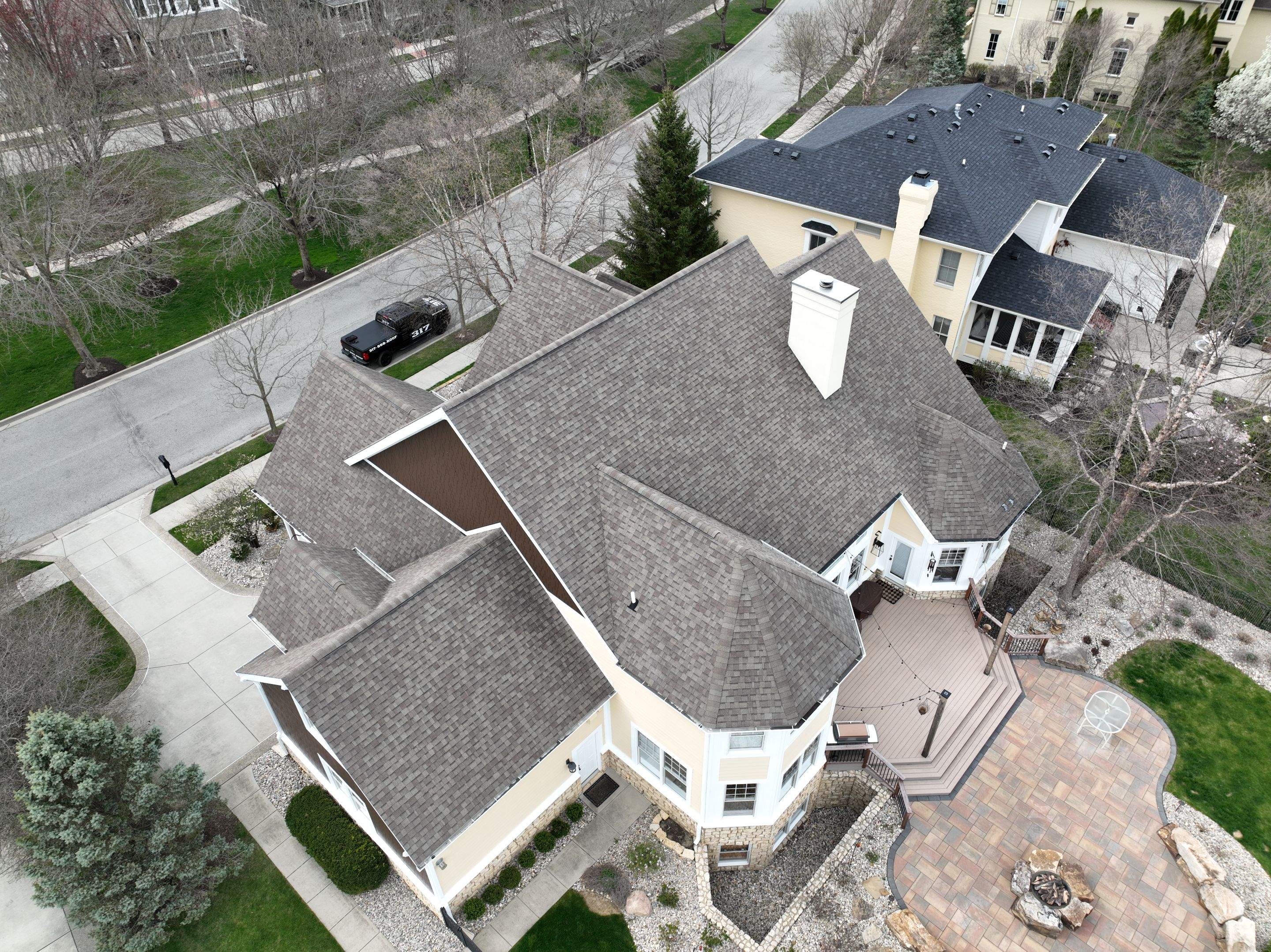 Roof Damage using Owens Corning Duration Storm by 317 Roofing & Restorations