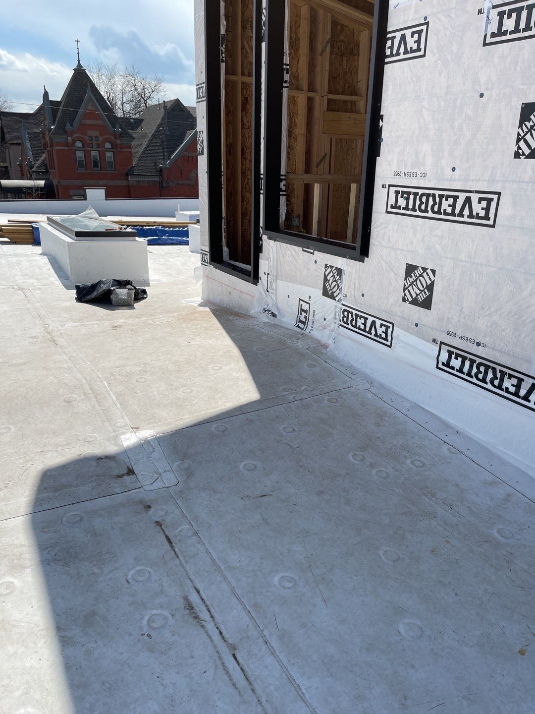  Commercial Roofing Installation using MuleHide .60 TPO - White-- Fully Adhered by A to Z Roofing