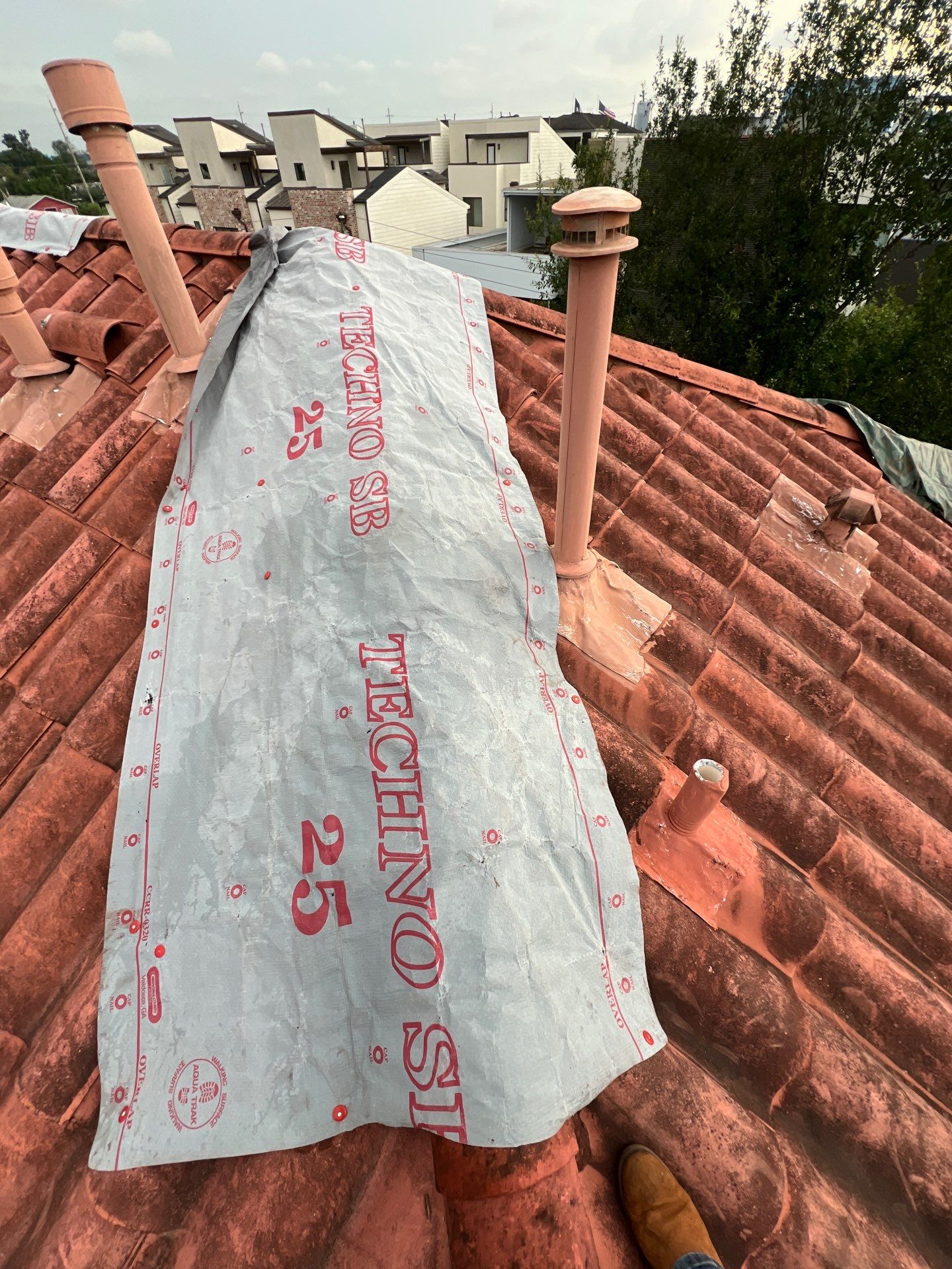 Tile Roof using tile by Roof Repair Company